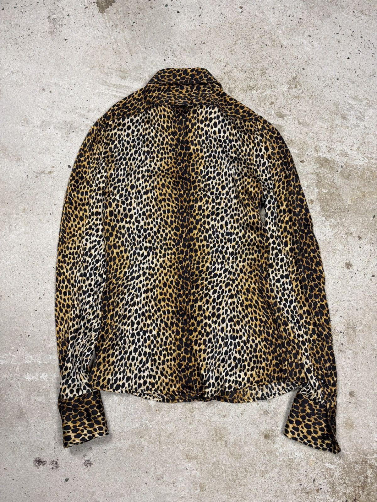 Dolce & Gabbana 2000s Dolce & Gabbana Silk Leopard Print Shirt Button Up Size S / US 4 / IT 40 - 2 Thumbnail