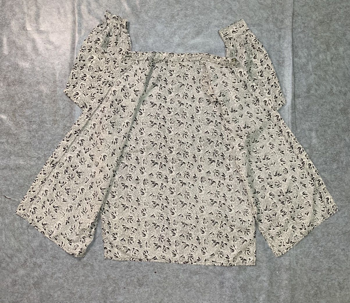 Vintage Rare Design Vintage Long-Sleeved Button-Down Blouse Size M / US 6-8 / IT 42-44 - 3 Thumbnail