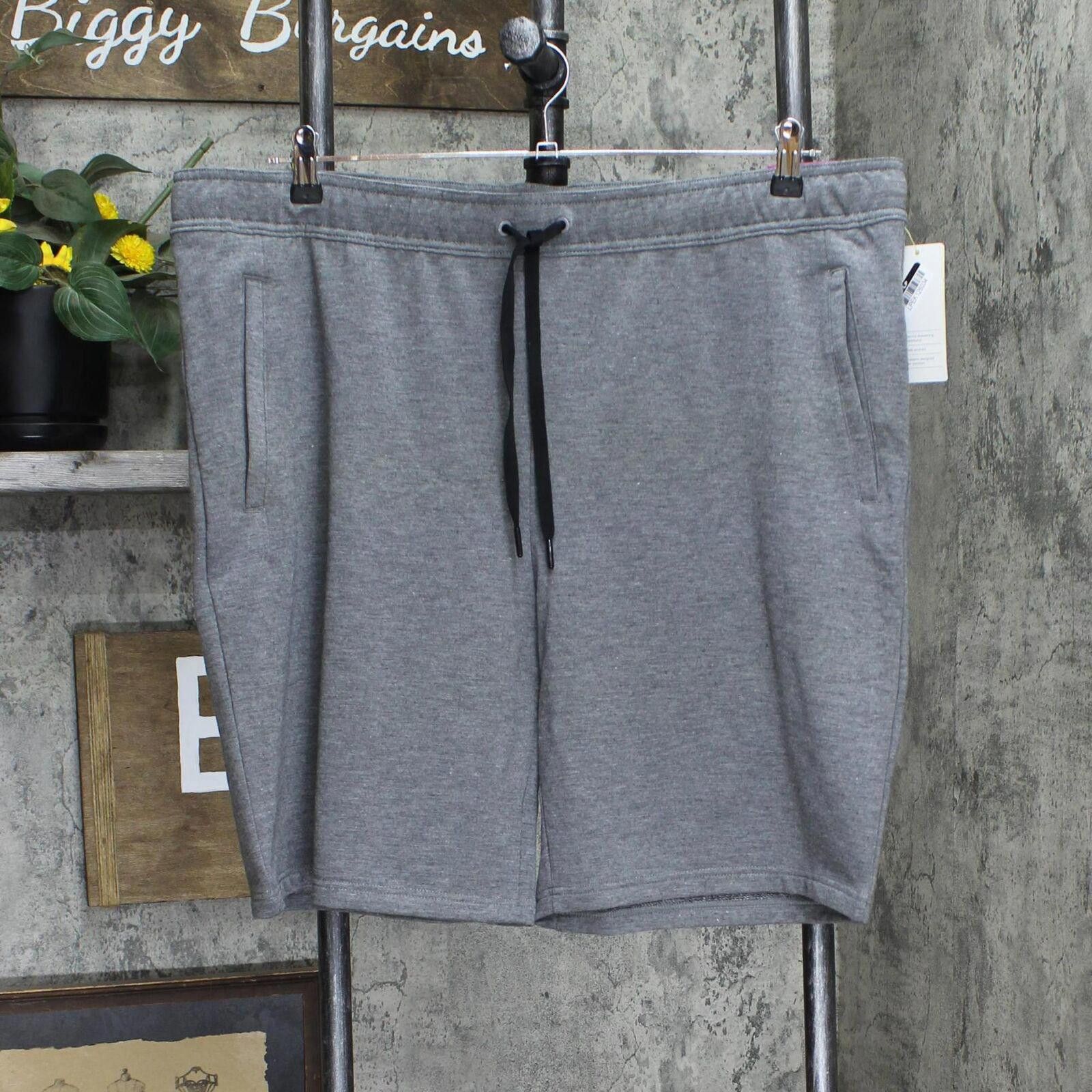 Designer NWT All In Motion Men's Soft Gym Shorts 9" 87226092 Gray 2XL Size US 32 / EU 48 - 1 Thumbnail