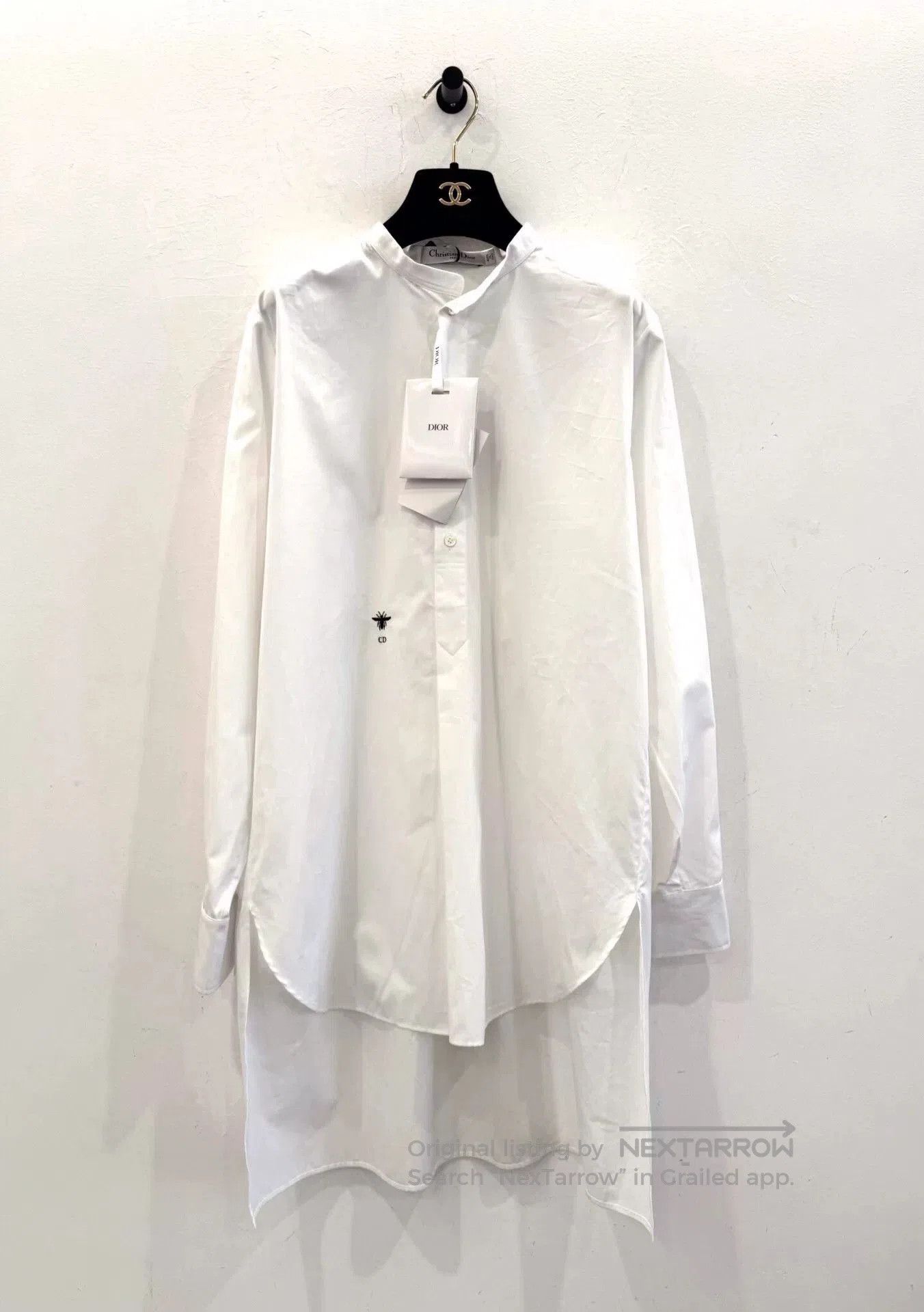 Dior Dior Bee CD Logo White Women's Shirt Dress. Size XS / US 0-2 / IT 36-38 - 1 Thumbnail