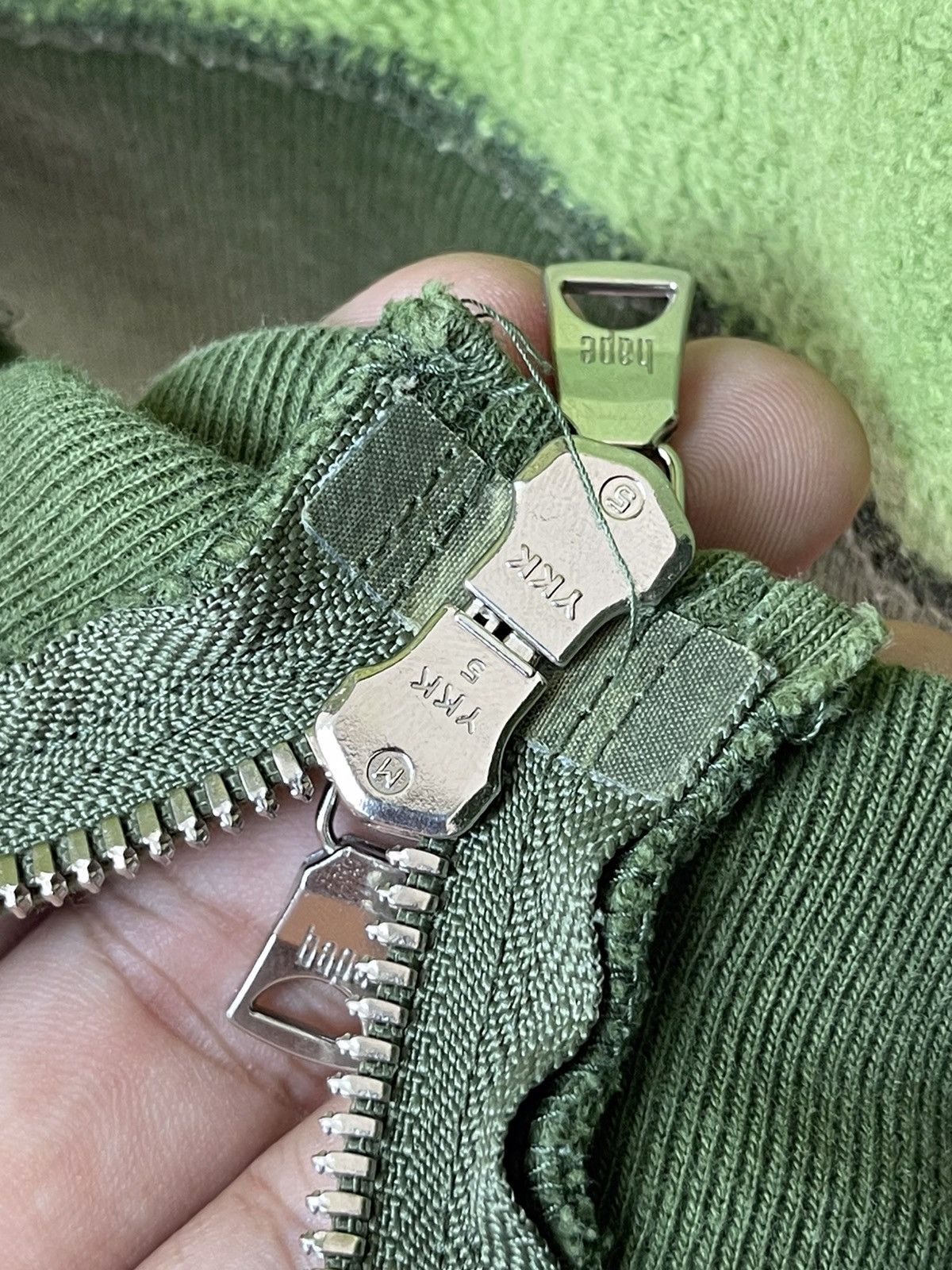 Bape × Nigo Bape 1st Green Camo Full Zip Hoodie Size XS / US 0-2 / IT 36-38 - 13 Thumbnail