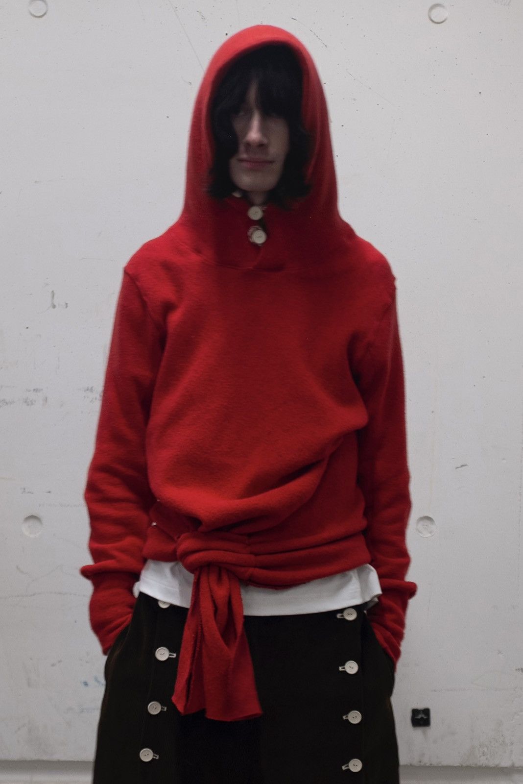 Other Knot Hoodie in red wool jersey Size US S / EU 44-46 / 1 - 6 Thumbnail