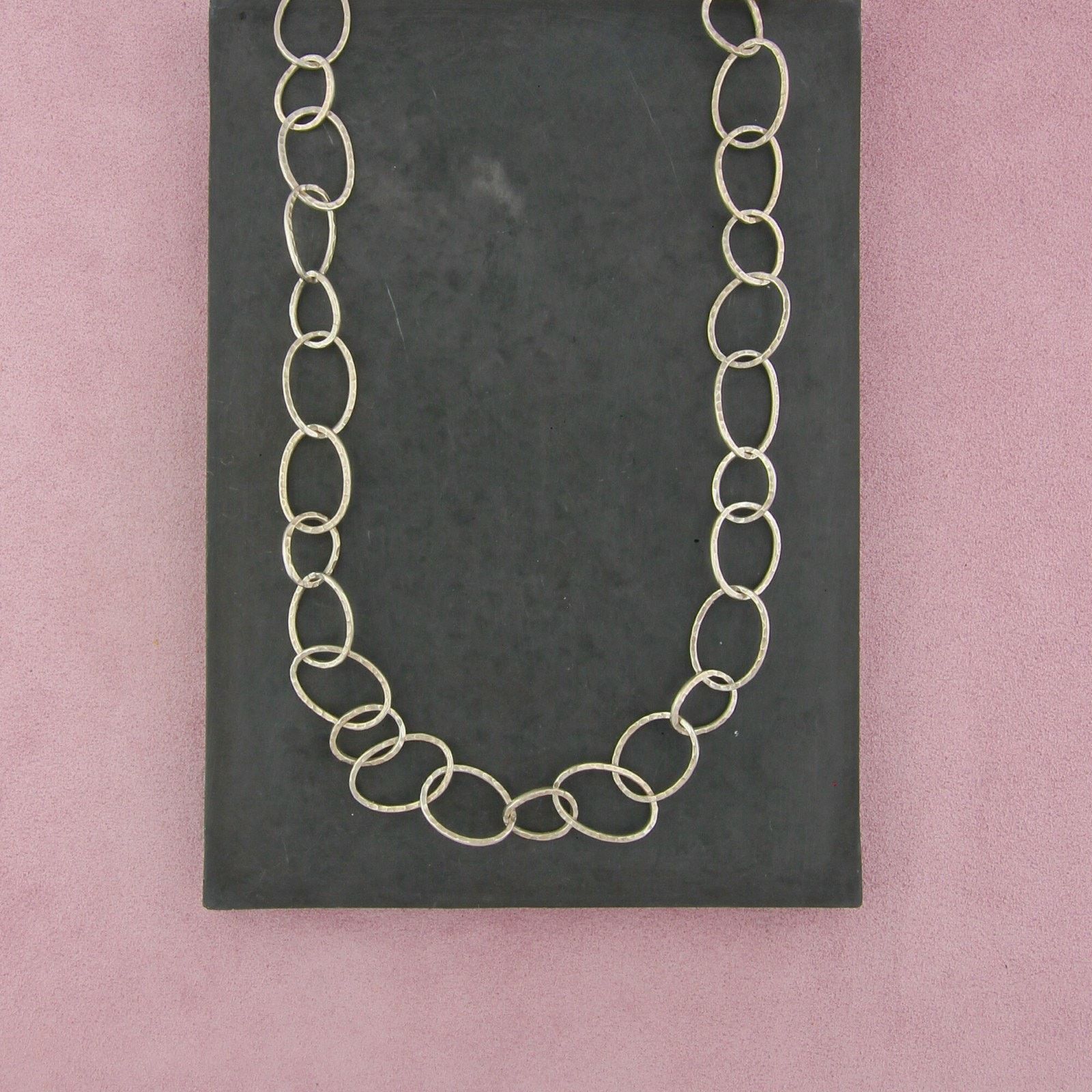 Sterling Silver silpada sterling silver hammered link chain necklace 23.5in Size ONE SIZE - 1 Thumbnail