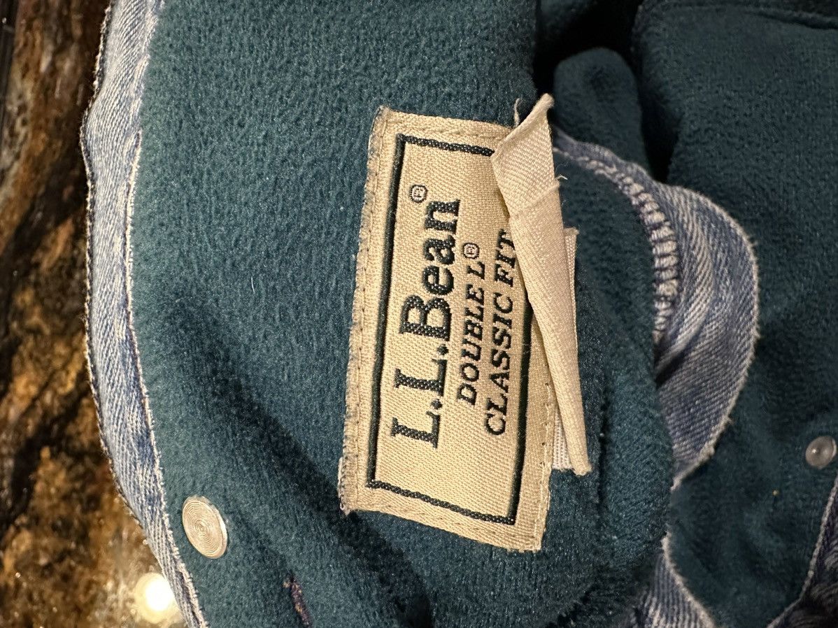 L.L. Bean Vintage L.L. Bean Double L Classic Fit Thrashed Blue Denim Size US 36 / EU 52 - 13 Thumbnail