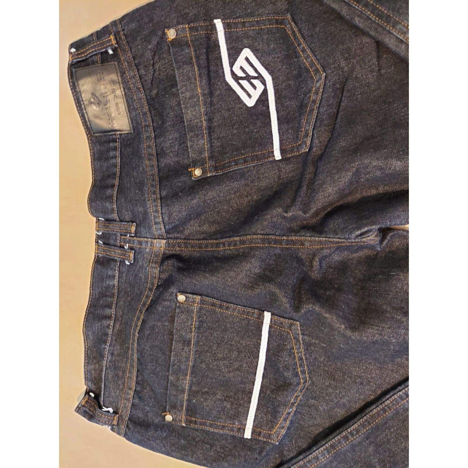Enyce VINTAGE Enyce Jeans Mens 44x32 90s Denim Wide-Leg Baggy Blue 90s Mens Size US 44 / EU 60 - 3 Thumbnail