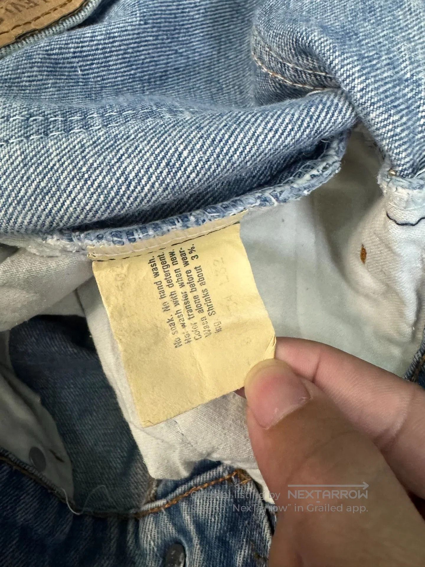 Levi's Vintage Levis 517 80s USA Washed Blue Jeans. Size US 33 - 4 Thumbnail