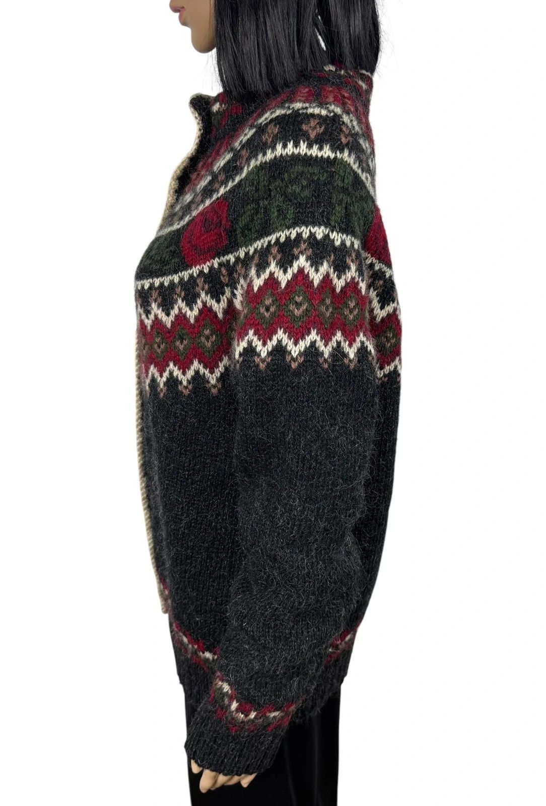 Woolrich Woolen Mills Woolrich Wool Sweater Handknit Vintage Button Up size L Size L / US 10 / IT 46 - 7 Thumbnail