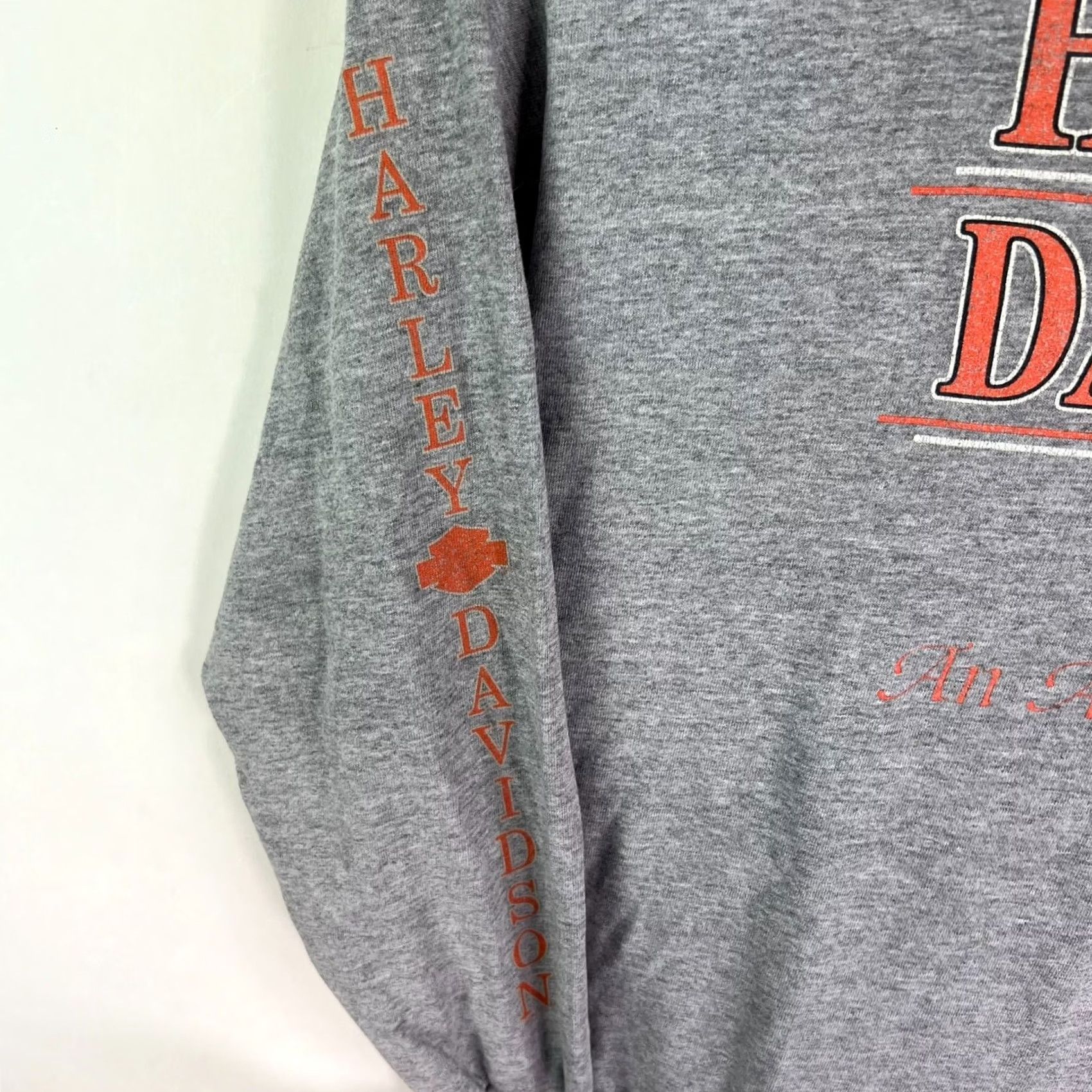 Harley Davidson Harley-Davidson T-Shirt Mens Size L Gray Long Sleeve Cape Girardeau MO Minor's Graphic Print Logo USA Biker Motorcycle USA Cadet Size US L / EU 52-54 / 3 - 4 Thumbnail