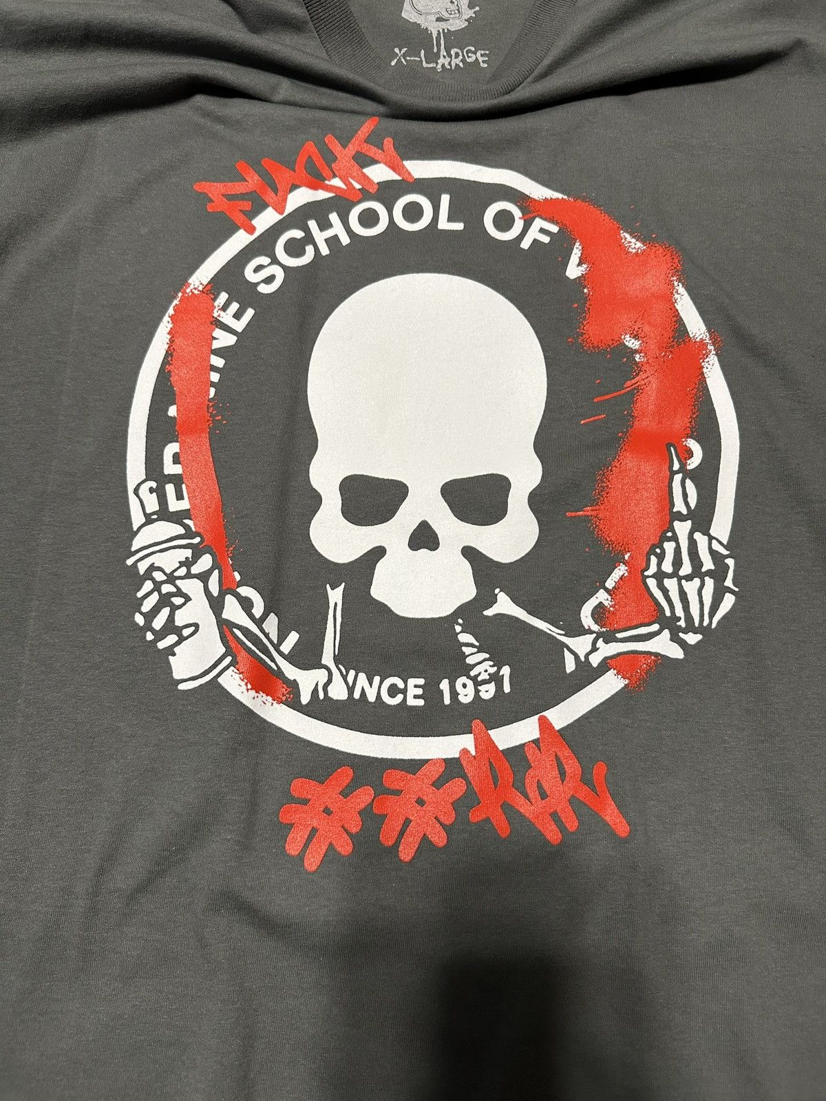 Other RR FUCK SCHOOL TEE Size US XL / EU 56 / 4 - 3 Thumbnail