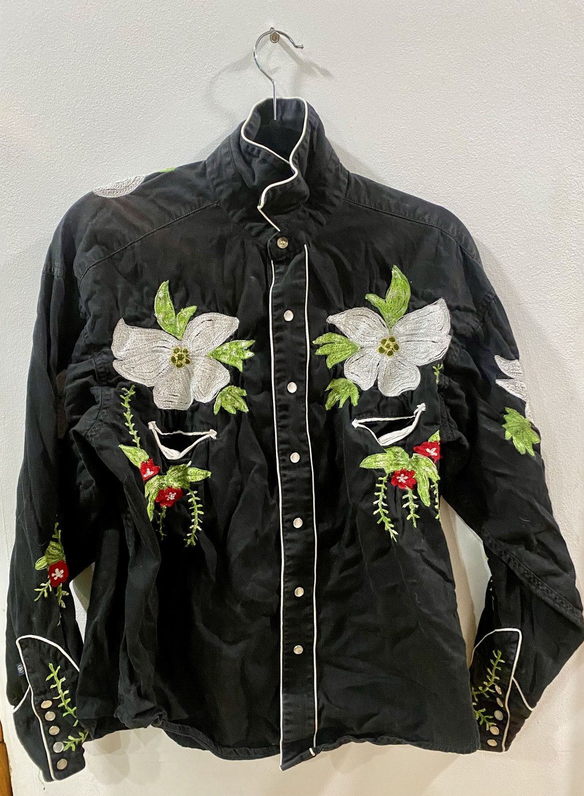Rockmount Ranch Wear Vtg Rockmount Western Shirt Black Floral Snap M Size US M / EU 48-50 / 2 - 1 Thumbnail