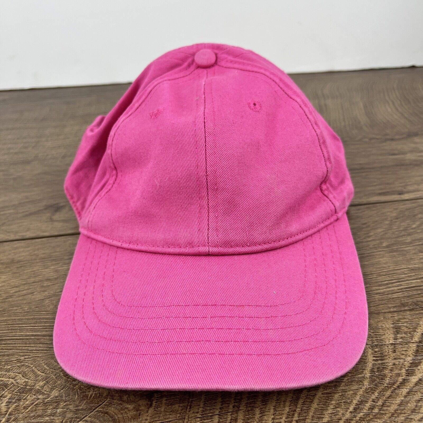 Other Plain Pink Hat Baseball Cap Pink Hat Adjustable Adult Size H Size ONE SIZE - 5 Thumbnail