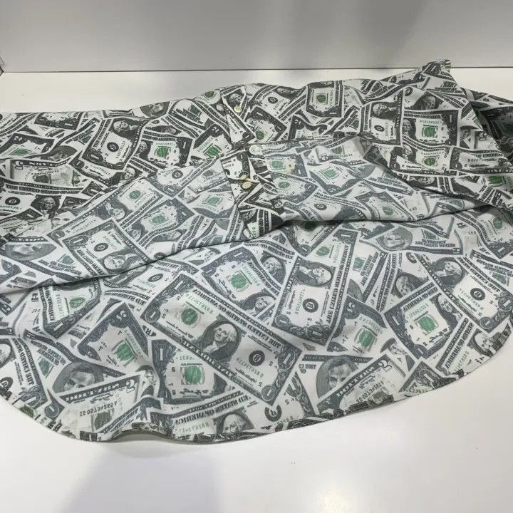 Balenciaga Balenciaga Balenciaga Dollar Print Long Sleeve Shirt -2507 Size US S / EU 44-46 / 1 - 9 Thumbnail