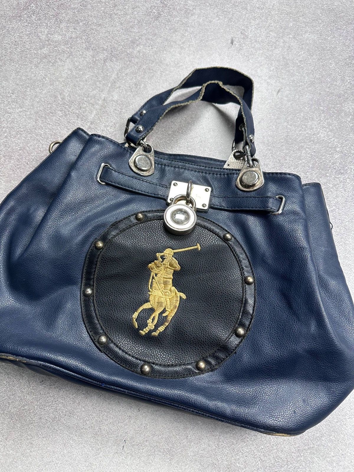 Polo Ralph Lauren Vintage Polo Ralph Lauren Shoulder Bag Big Pony Rare Size ONE SIZE - 4 Thumbnail