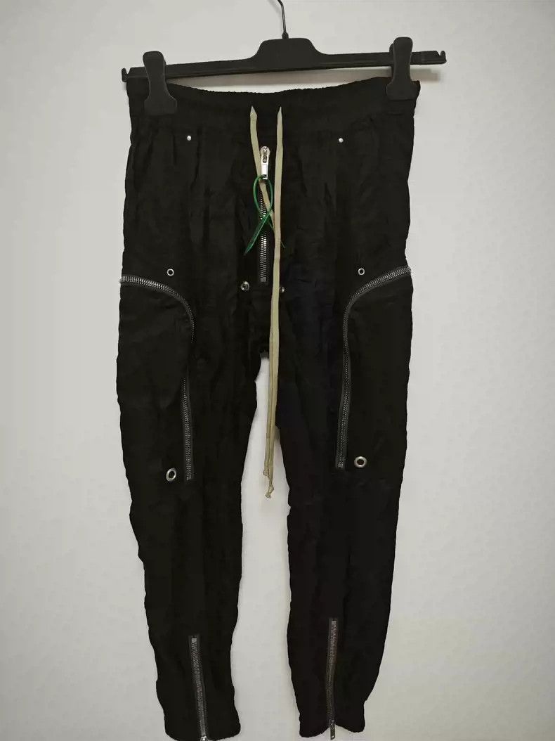 Rick Owens Rick Owens 5 zipper decorative drawstring long thin casual Size US 32 / EU 48 - 1 Thumbnail