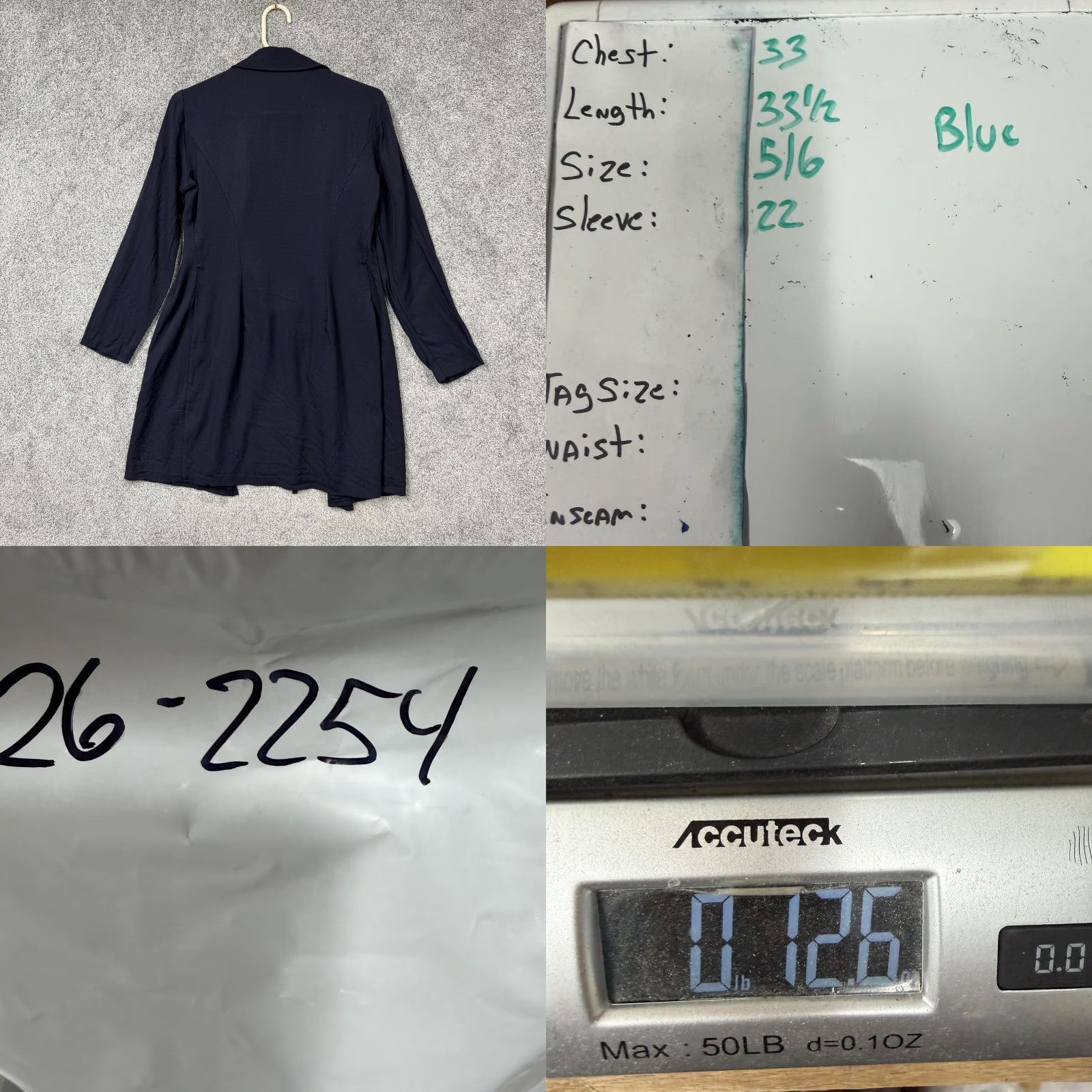 Vintage VINTAGE Dawn Joy Fashions Cardigan Sweater 5/6 Blue Open Front Belted Collared Knit Office Womens Juniors Long Sleeve USA Made Size S / US 4 / IT 40 - 8 Thumbnail