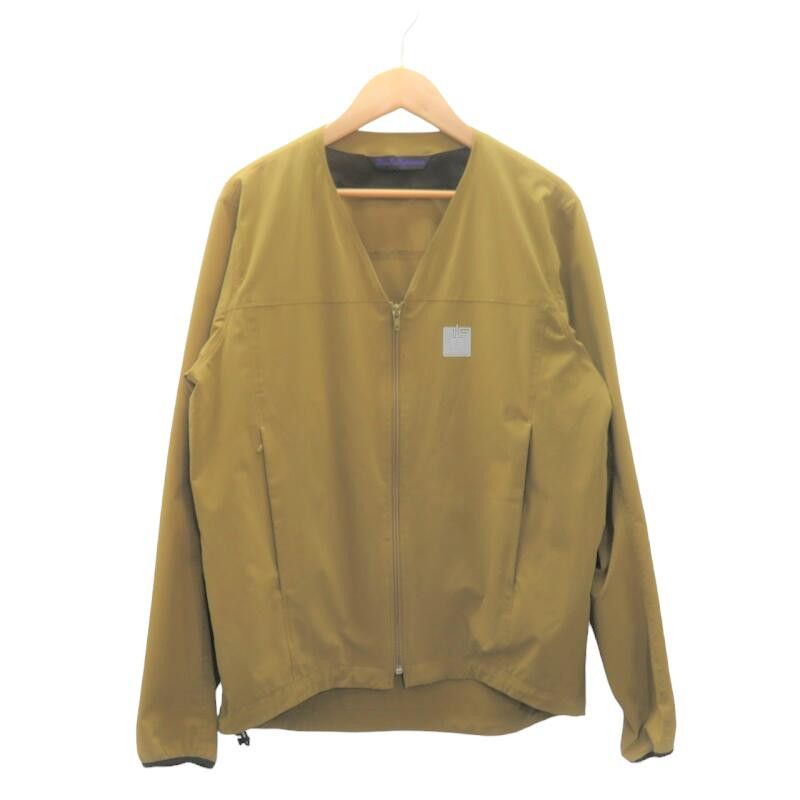 Jacket Warm-Up Polyester V Neck Brown