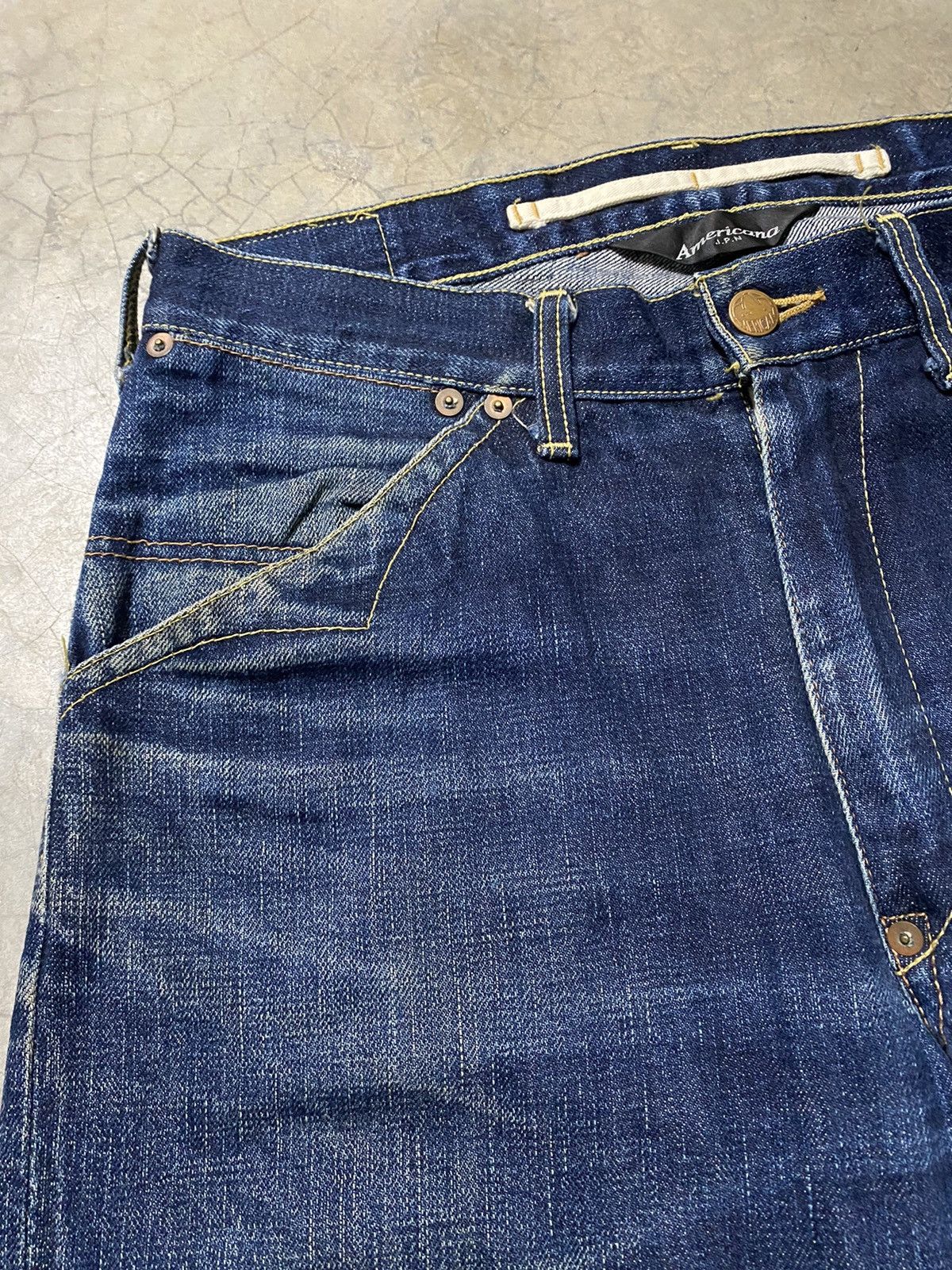 Japanese Brand Vintage Jeans Americana Japan Selvedge Denim Size US 31 - 14 Thumbnail