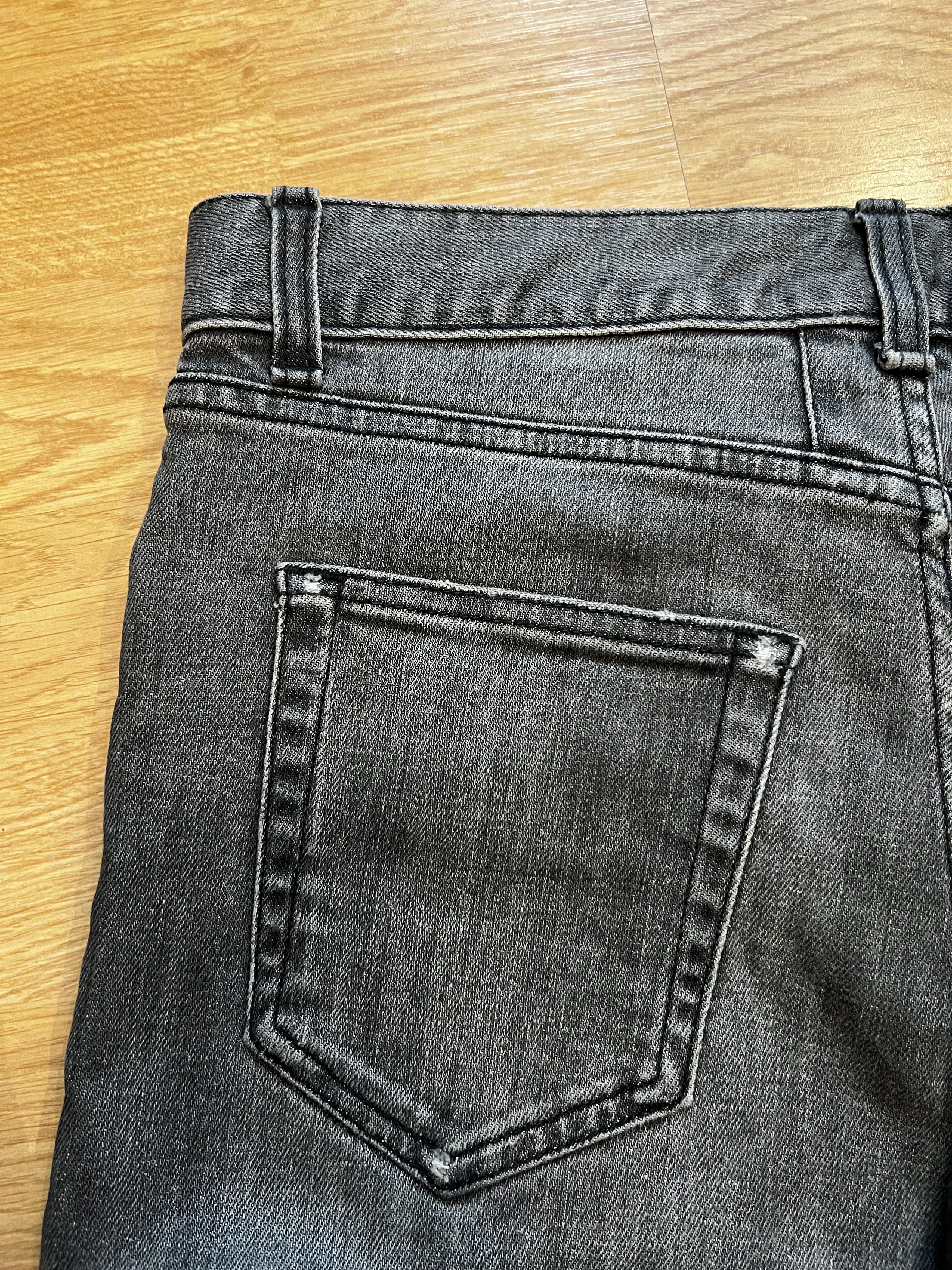 Saint Laurent Paris Saint Laurent Skinny Jeans D02 2013 Grey Size US 29 - 17 Thumbnail