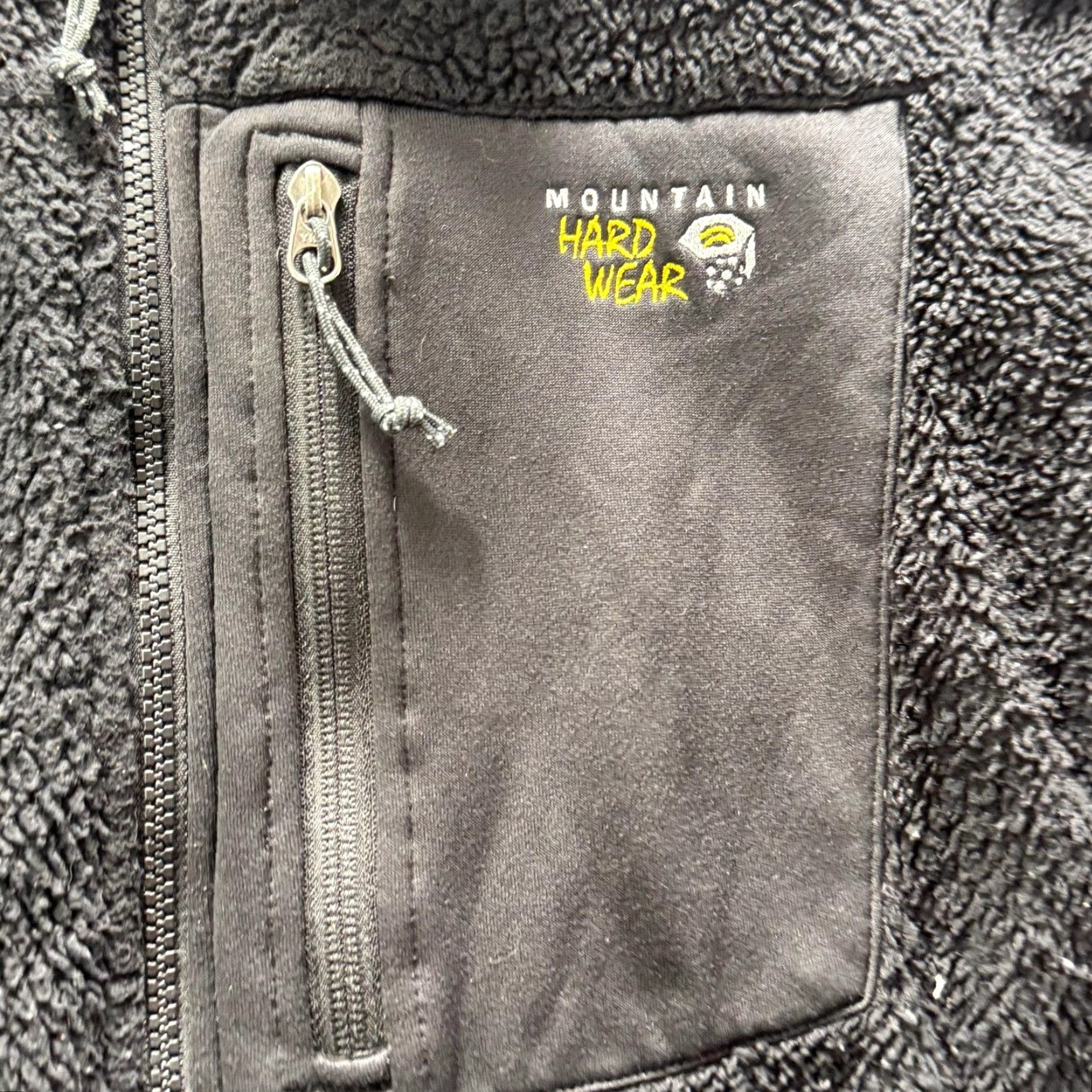 Mountain Hardwear Mountain Hardwear Jacket Womens Large Black Sherpa Fleece Full Zip Hiking Warm Winter Size L / US 10 / IT 46 - 5 Thumbnail
