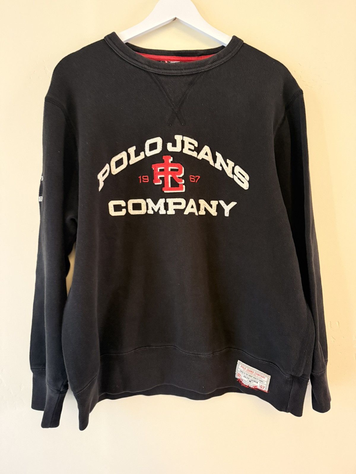 Polo Ralph Lauren Vintage Polo Ralph Lauren Jeans Crewneck Size US M / EU 48-50 / 2 - 1 Thumbnail