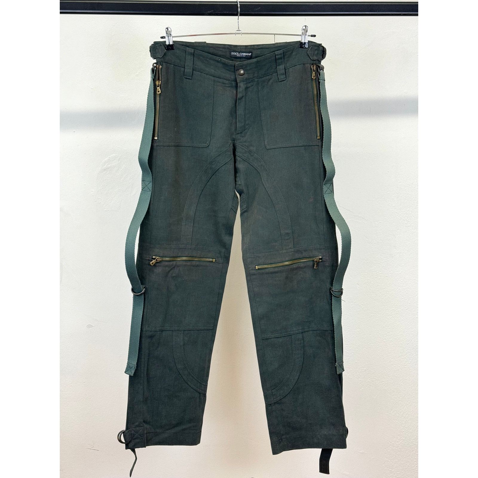 A/W2003 Dolce & Gabbana parachute bondage pants