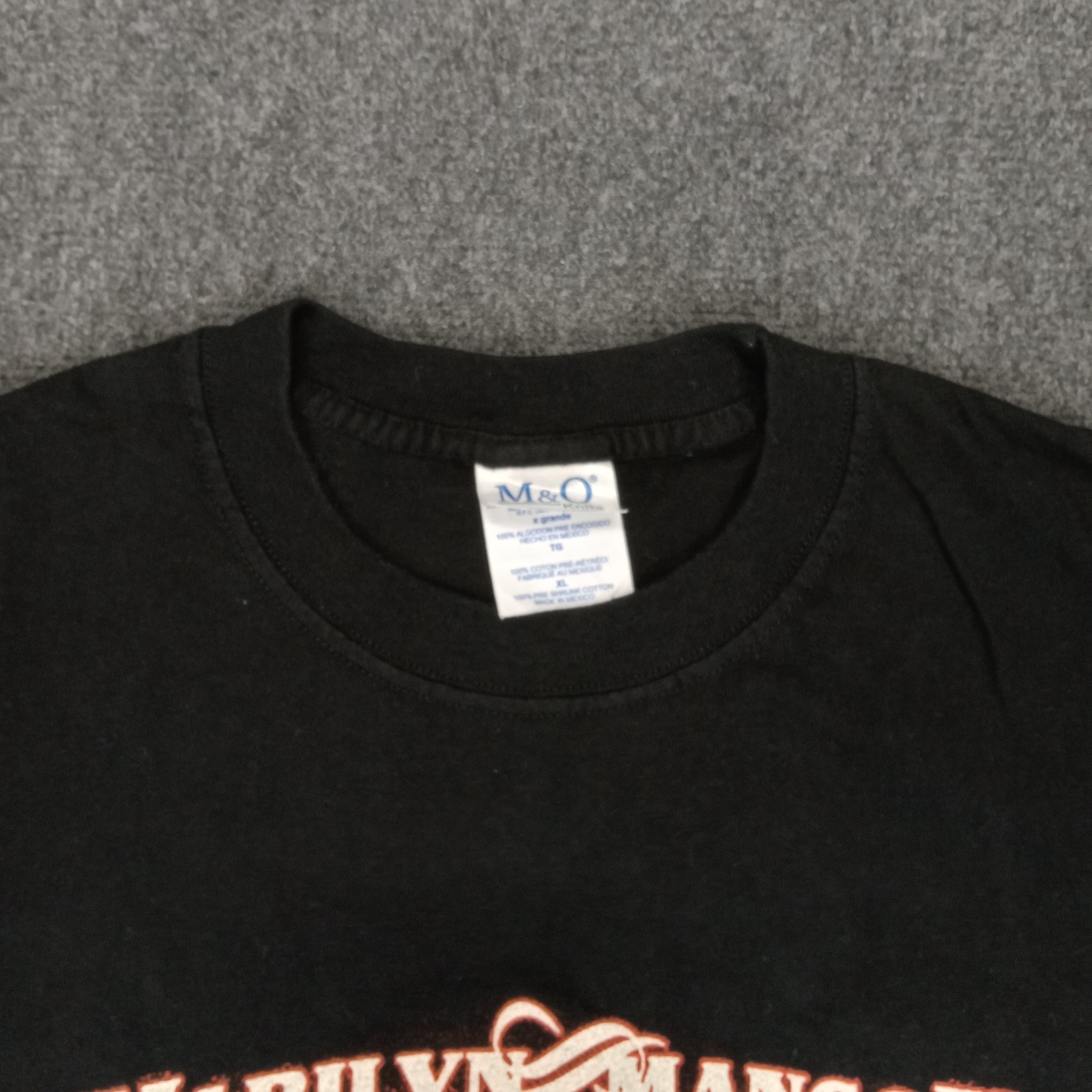 Marilyn Manson × Vintage Marilyn Manson American Rock Musician Tshirt Size US L / EU 52-54 / 3 - 3 Thumbnail