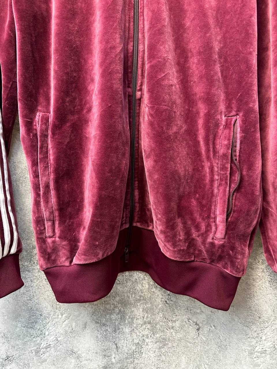 Adidas Adidas Originals Beckenbauer Velour Full Zip Track Jacket Size US S / EU 44-46 / 1 - 8 Thumbnail