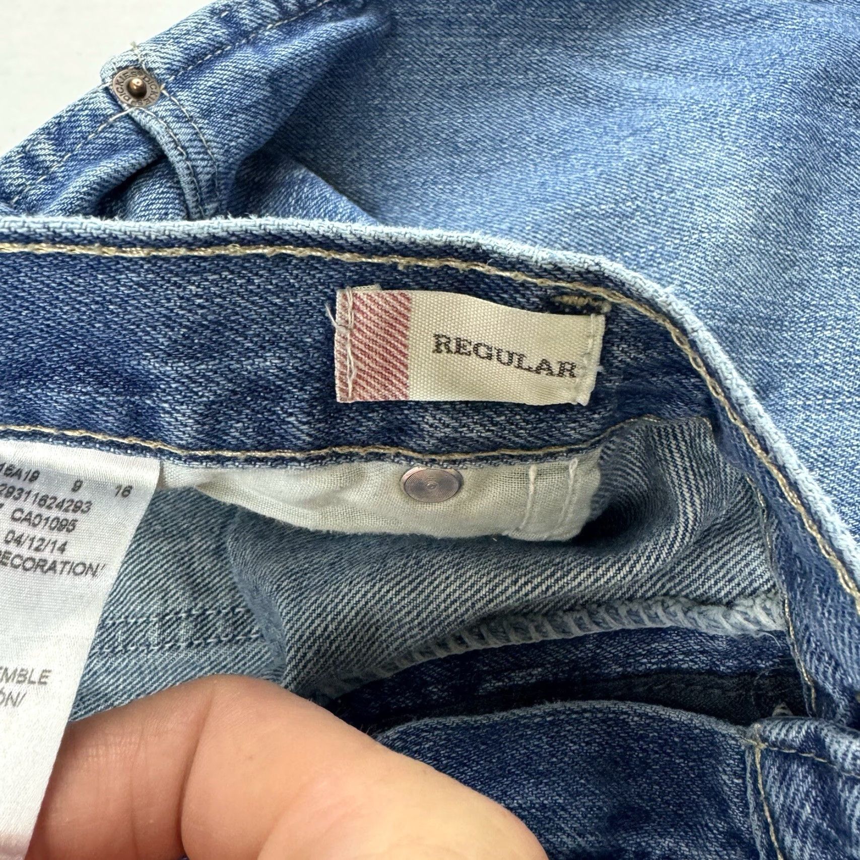 Dickies Dickies Jeans Regular Men 36x34 Blue Denim Straight Hipster Grunge Y2K Punk Work Wear Vintage USA 1940s-1990s Boys Girls Mens Womens Size US 36 / EU 52 - 6 Thumbnail