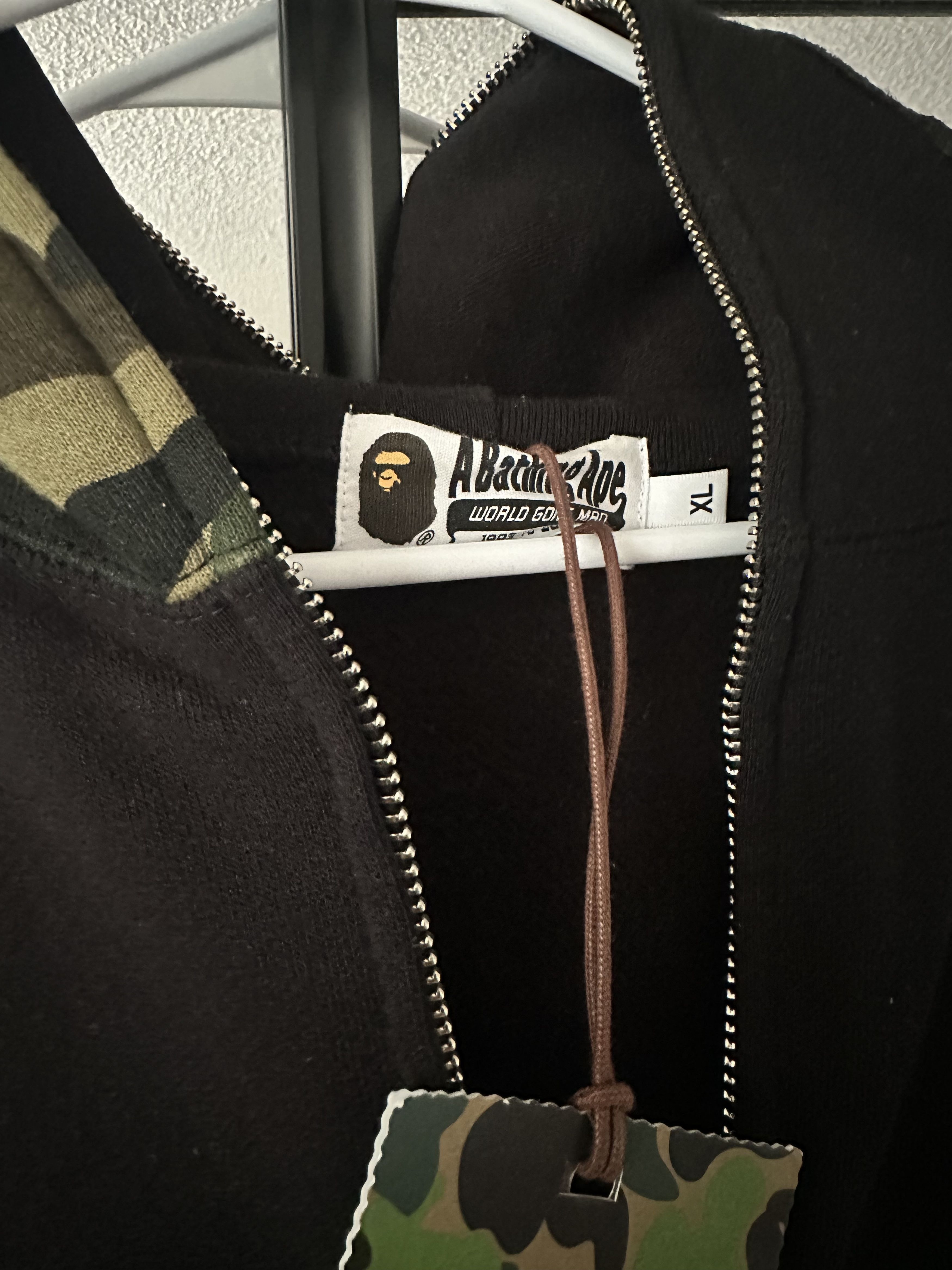 Bape 1st Camo Shark Full Zip Hoodie Size US XL / EU 56 / 4 - 5 Thumbnail