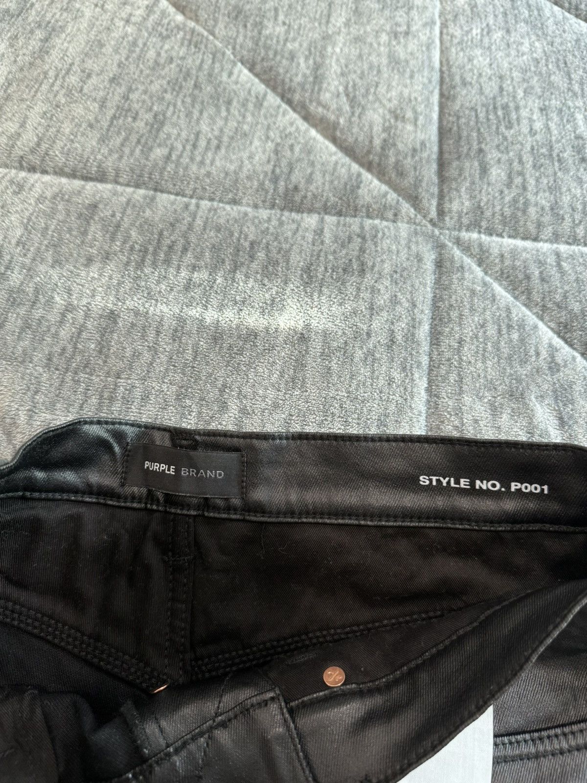 Purple Brand Purple Brand Coated Denim Jeans Size US 30 / EU 46 - 3 Thumbnail