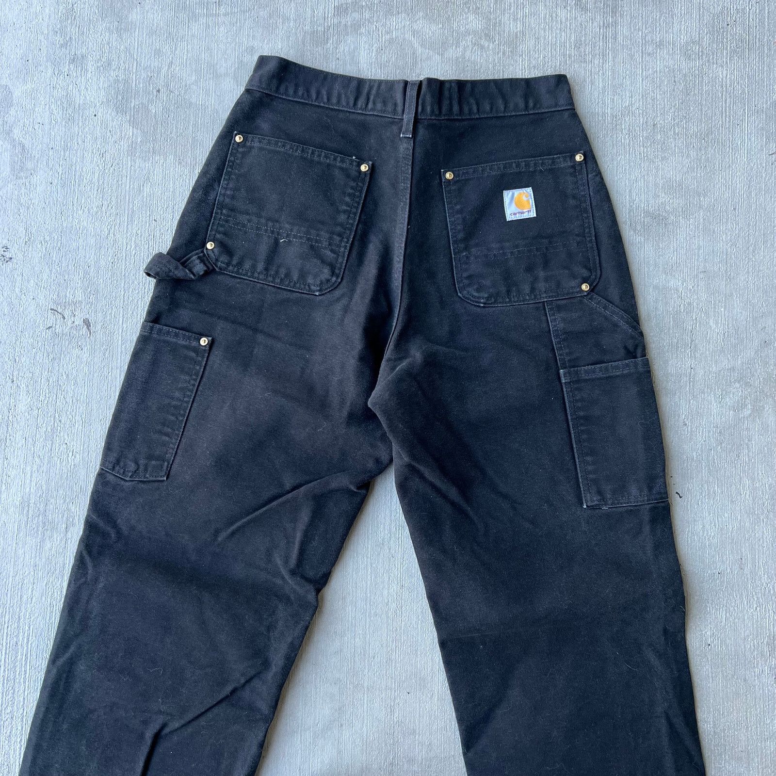 Carhartt × Vintage Carhartt black double knee work wear carpenter pants Size US 29 - 6 Thumbnail