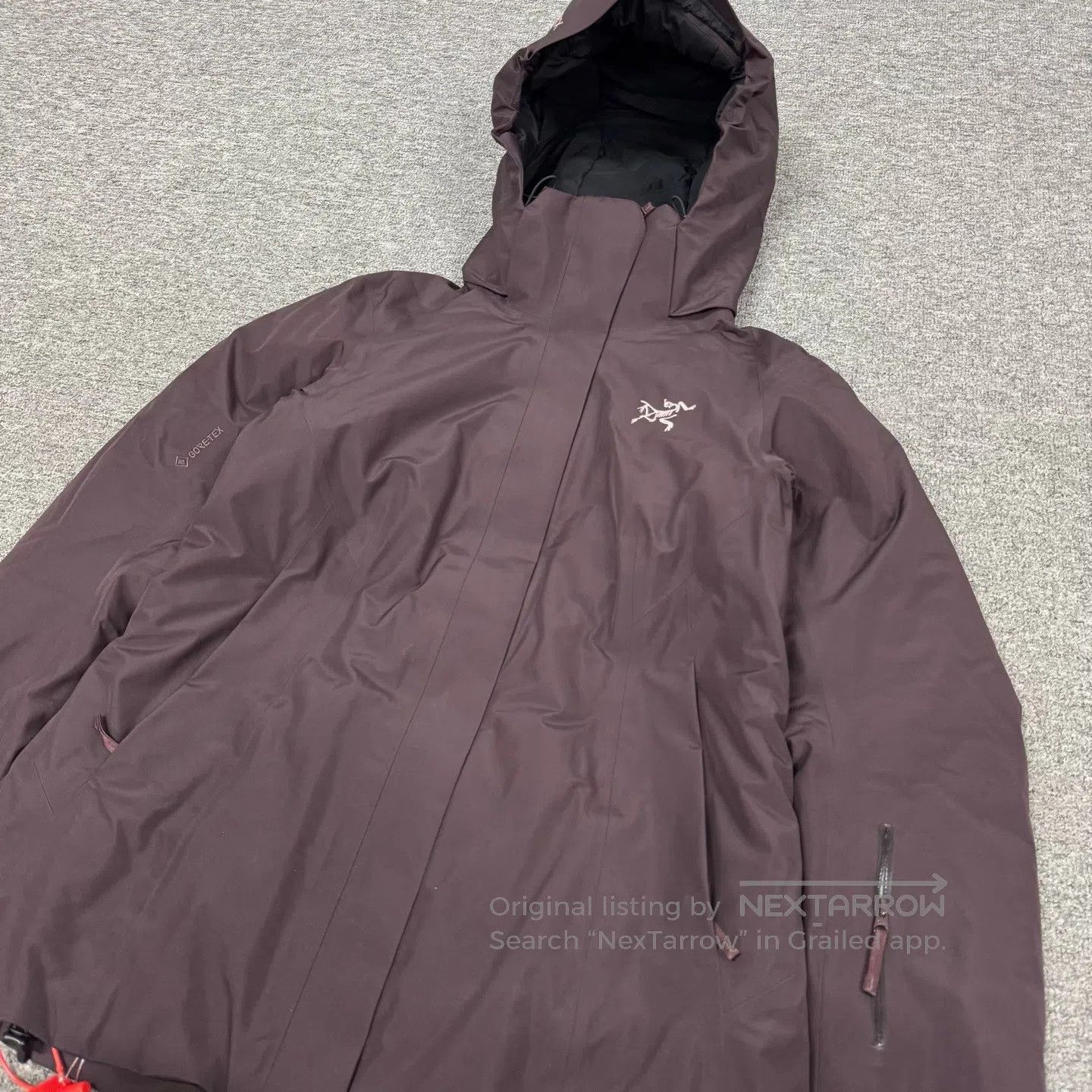 Arc'teryx ARC‘TERYX Andessa burgundy hooded waterproof ski and down Size S / US 4 / IT 40 - 3 Thumbnail