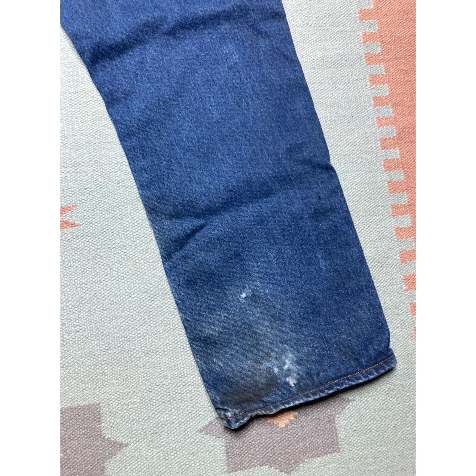 Dickies VINTAGE Dickies Jeans Relaxed Straight Workwear 38x32 Men Blue 90s/2000s Skater Baggy Pants Size US 38 / EU 54 - 4 Thumbnail