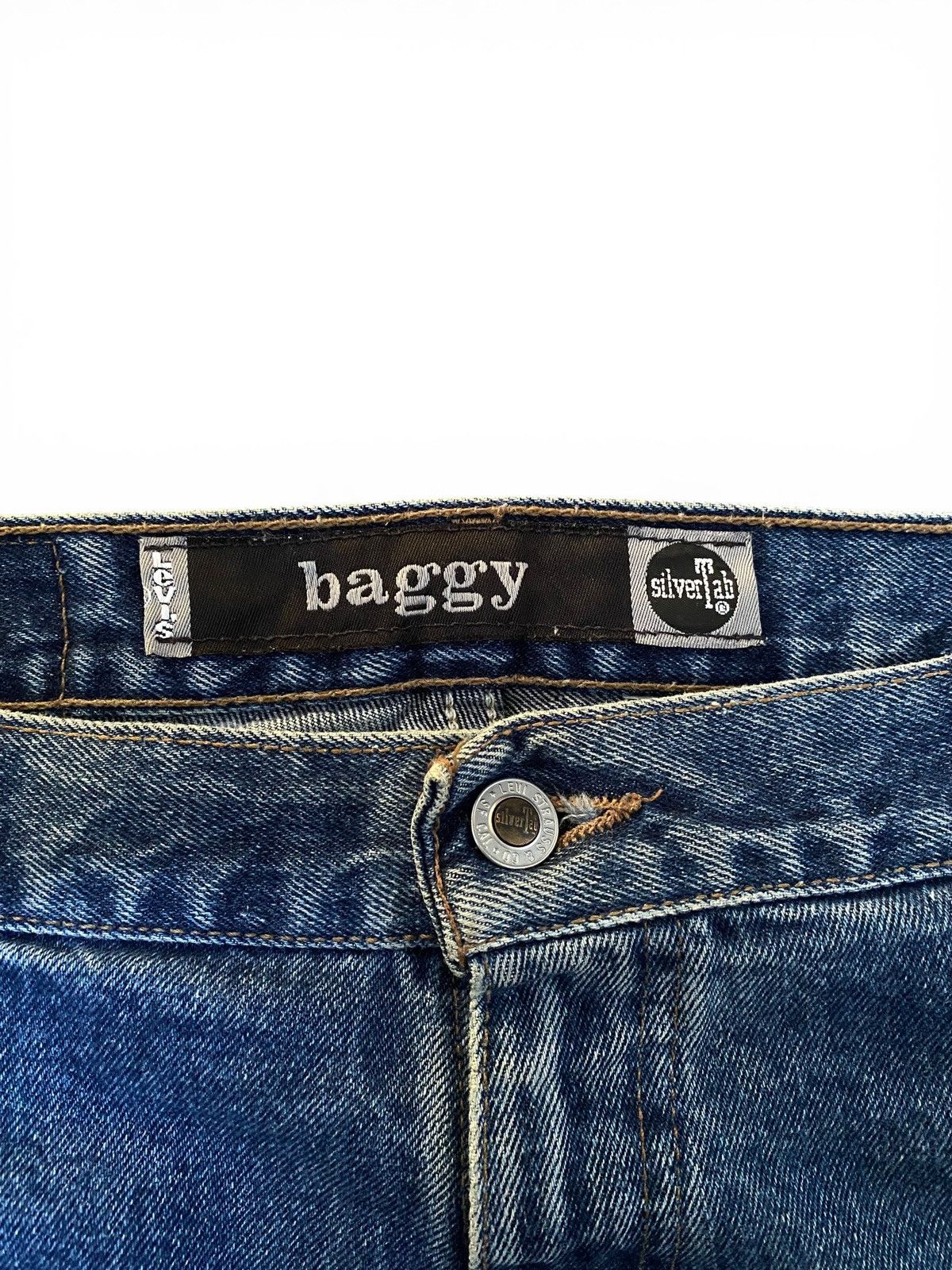 Levi's Vintage 90’s Baggy Levis Silvertab Blue Jeans Size US 38 / EU 54 - 4 Thumbnail