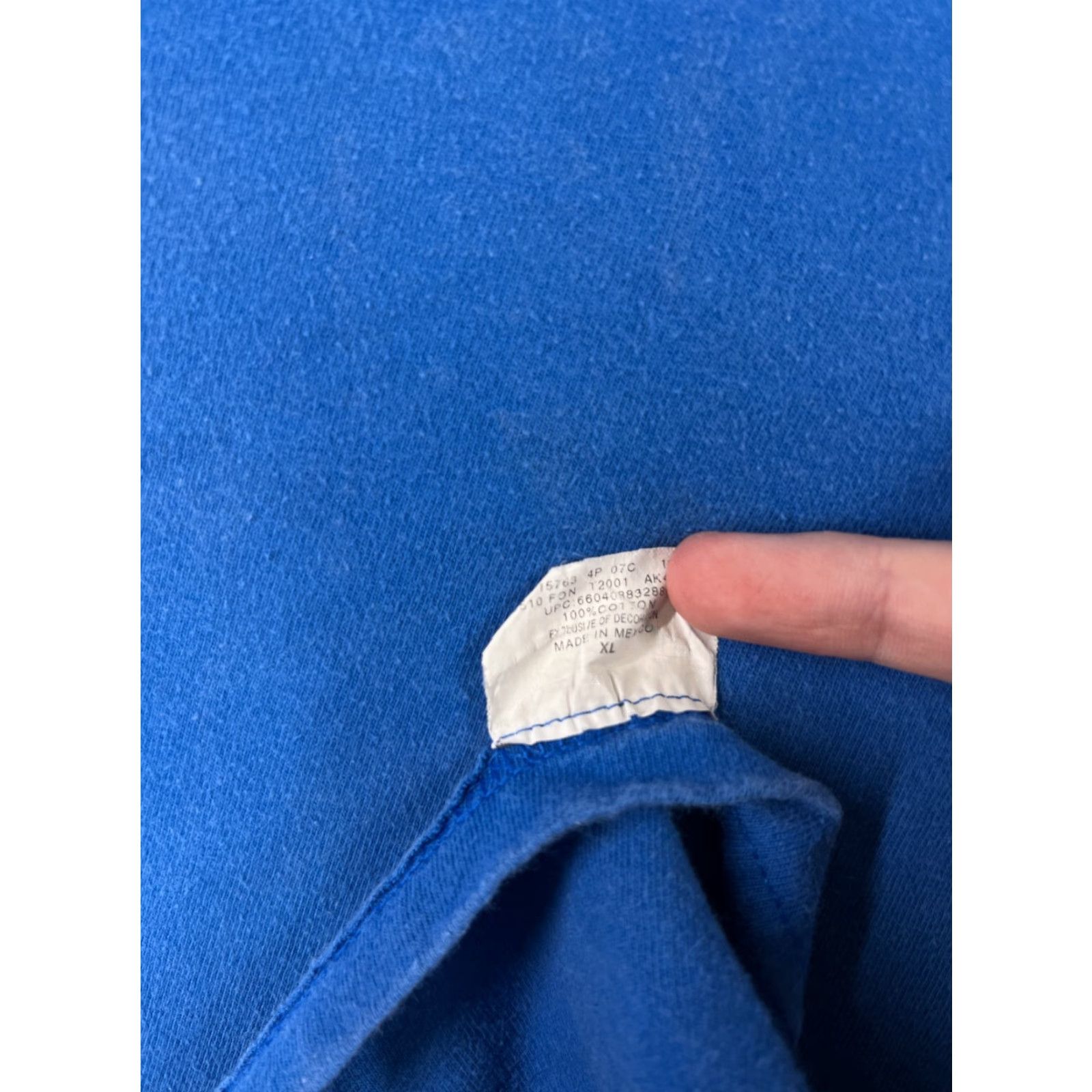 Champion Champion Shirt Mens XL Blue Short Sleeve Crew Neck Logo 100% Cotton Size US XL / EU 56 / 4 - 5 Thumbnail