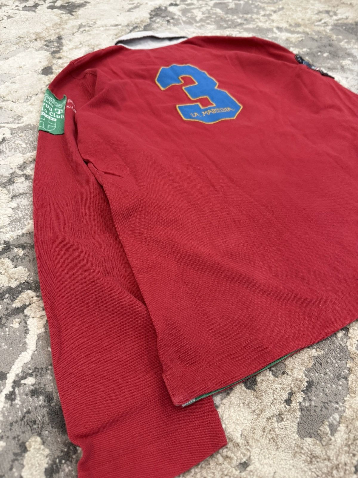 La Martina La Martina Longsleeve Ambrosiano Milano Polo Club L Arhivio Size US L / EU 52-54 / 3 - 13 Thumbnail