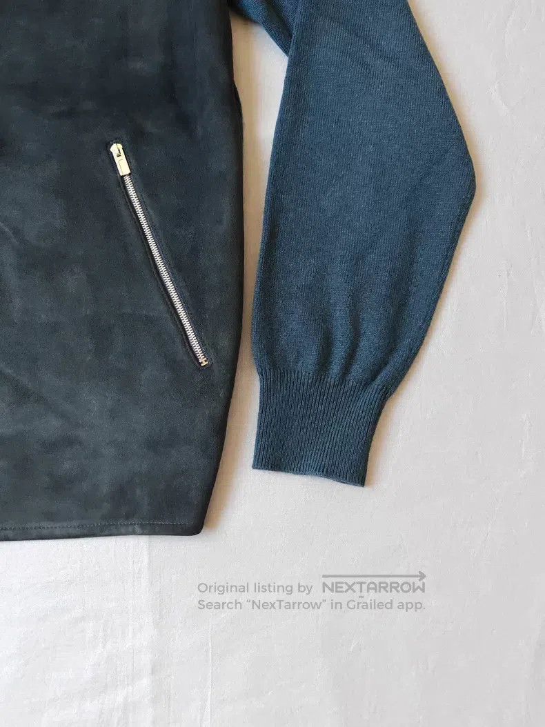 Hermes Hermes Goat cashmere and suede open-front zipper jacket, b Size US M / EU 48-50 / 2 - 6 Thumbnail