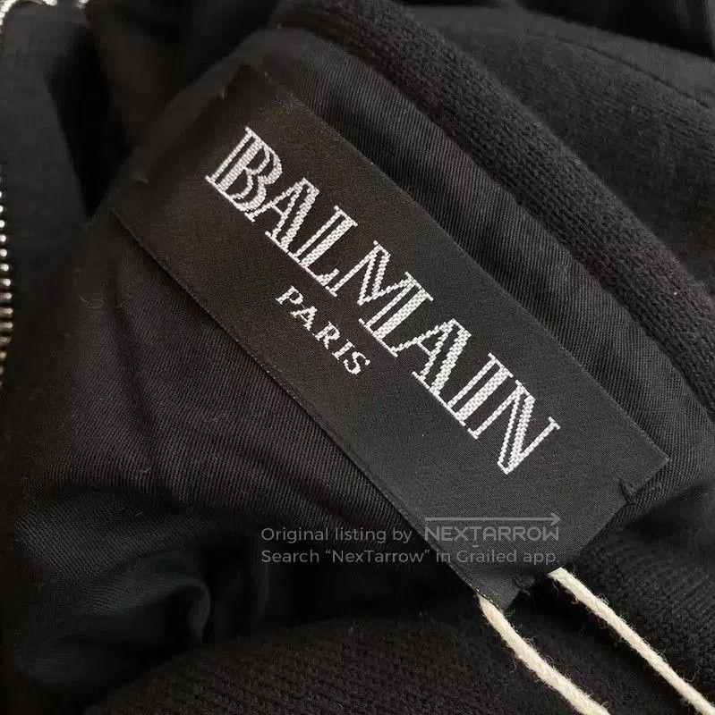 Balmain Balmain Women's Black Cotton Jacket Size S . Size S / US 4 / IT 40 - 3 Thumbnail