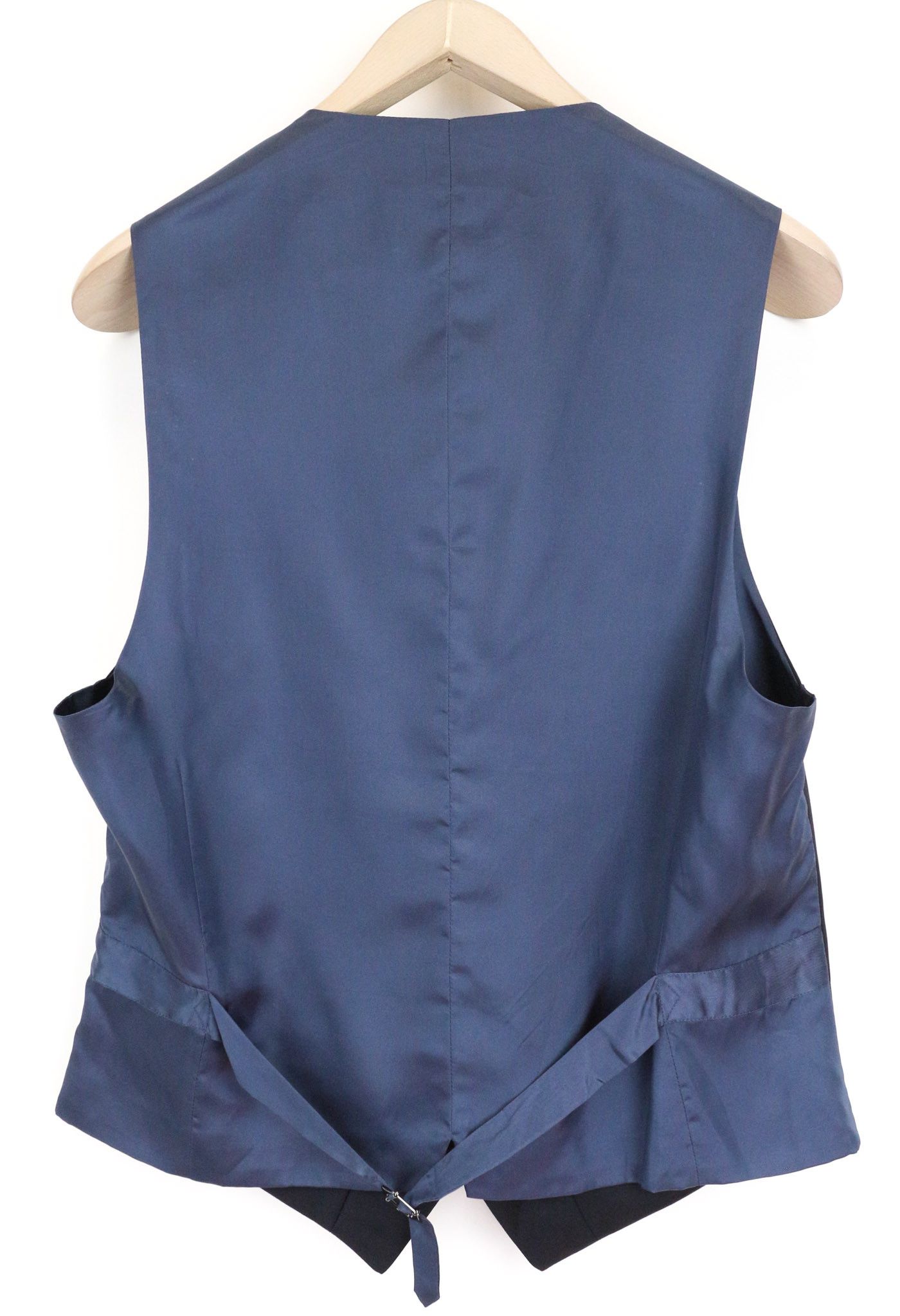 Suitsupply UK40R Blue Wool Single-Breasted Waistcoat 75821 Size 40R - 2 Thumbnail