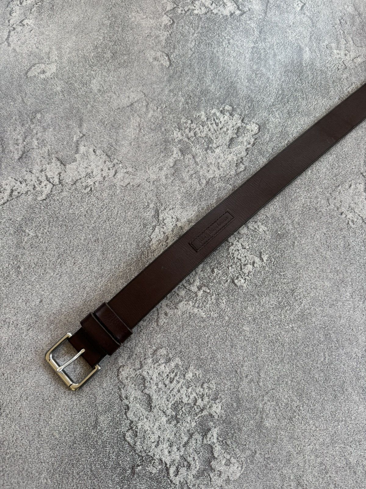 Polo Ralph Lauren × Vintage Polo Ralph Lauren brown leather belt biker cowboy casual Size ONE SIZE - 4 Thumbnail