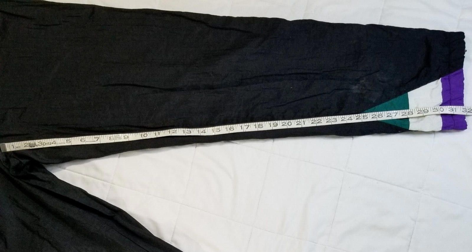 Erima VTG Erima Size 4 Black W/ Color Cuffed 80's Tracksuit Pants Size 27" / US 4 / IT 40 - 7 Thumbnail