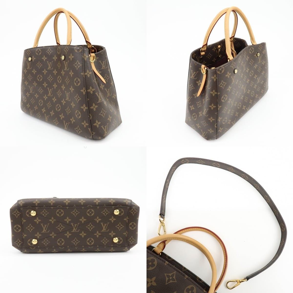 Louis Vuitton Louis Vuitton Monogram Montaigne MM Satchel Size ONE SIZE - 3 Thumbnail