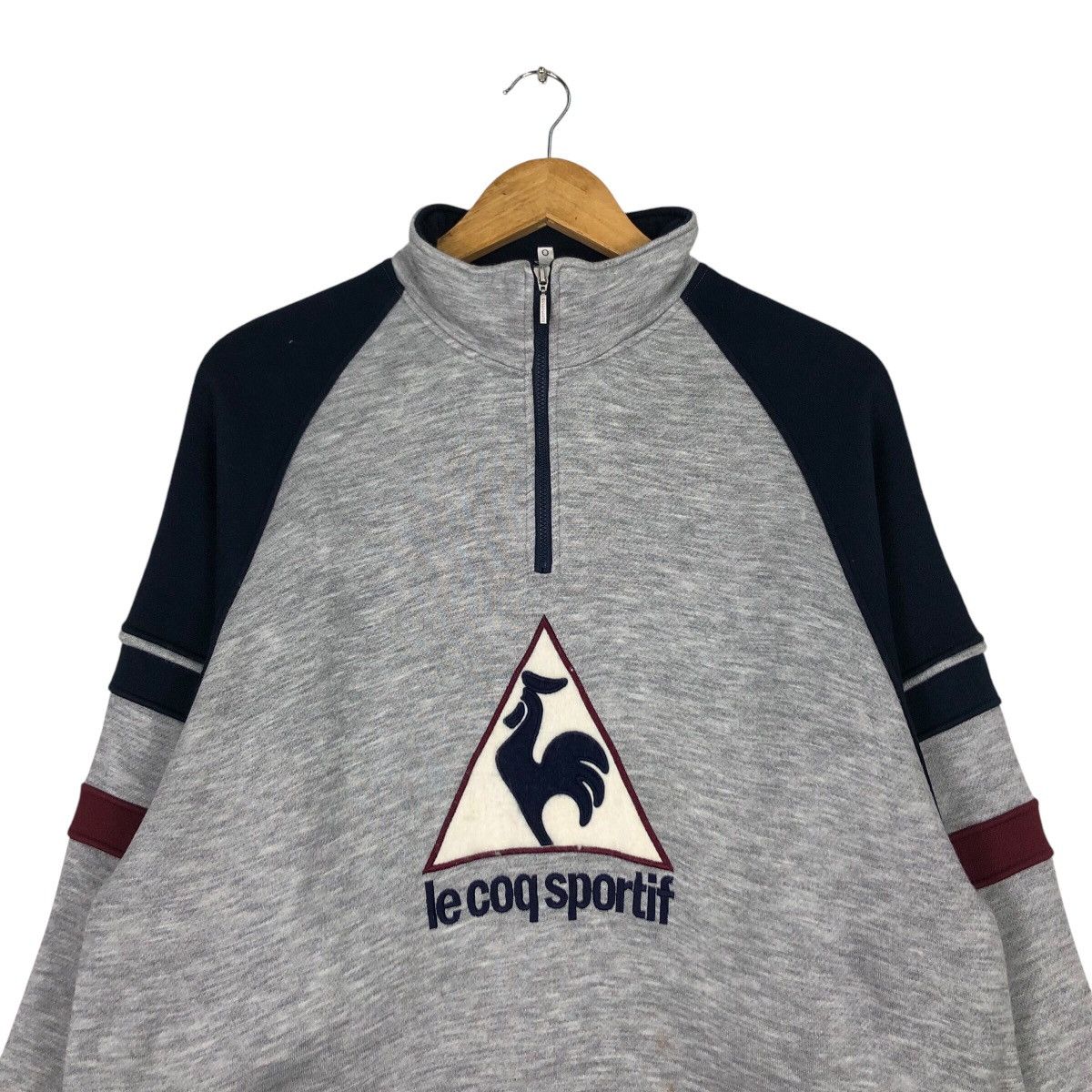 Japanese Brand × Le Coq Sportif × Vintage Vintage Le Coq Sportif Sweatshirt Jumper Rare 90s Medium Size US M / EU 48-50 / 2 - 2 Thumbnail