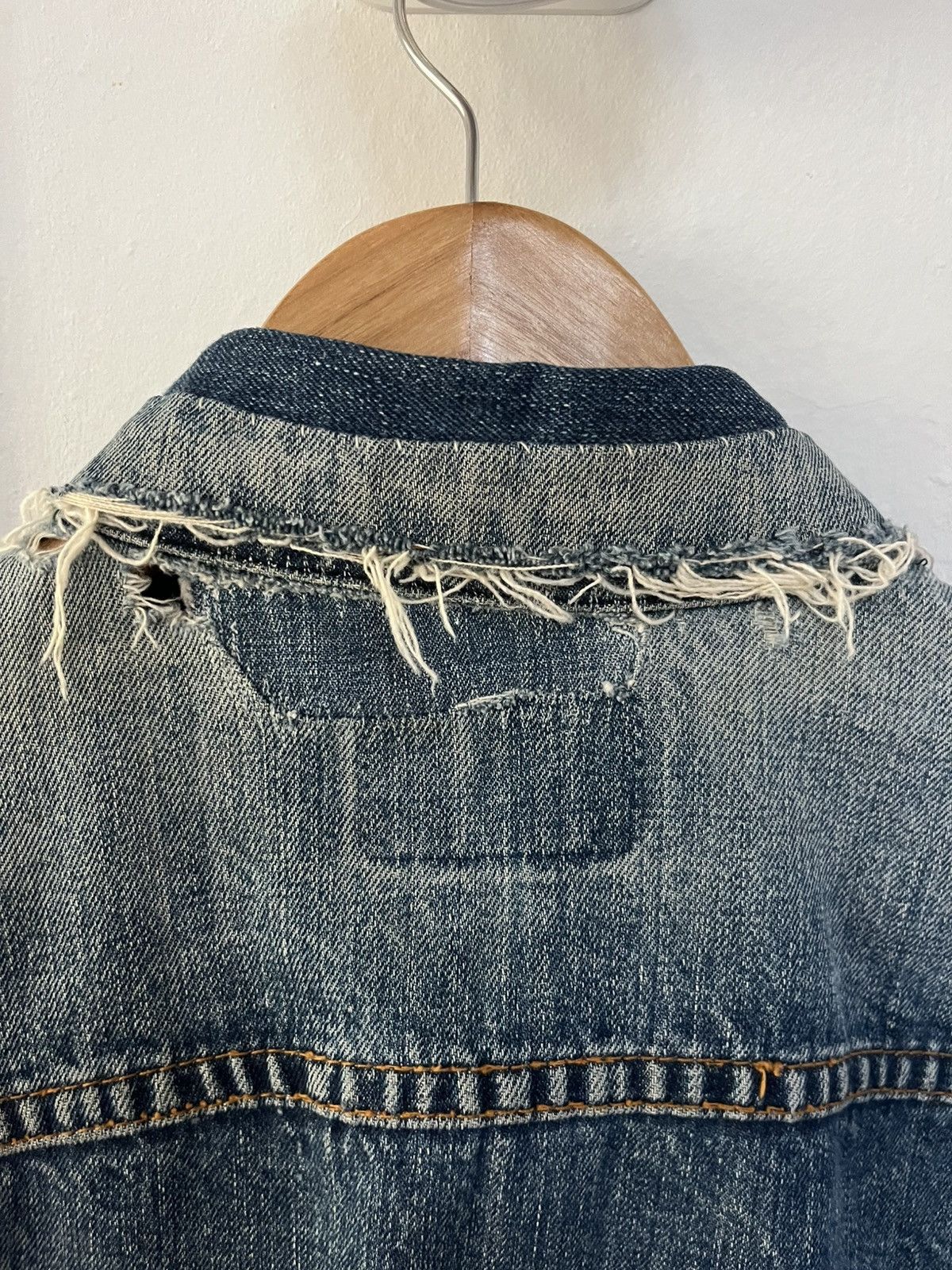 1970’s Vintage Levi’s Patch Distressed Denim Jacket