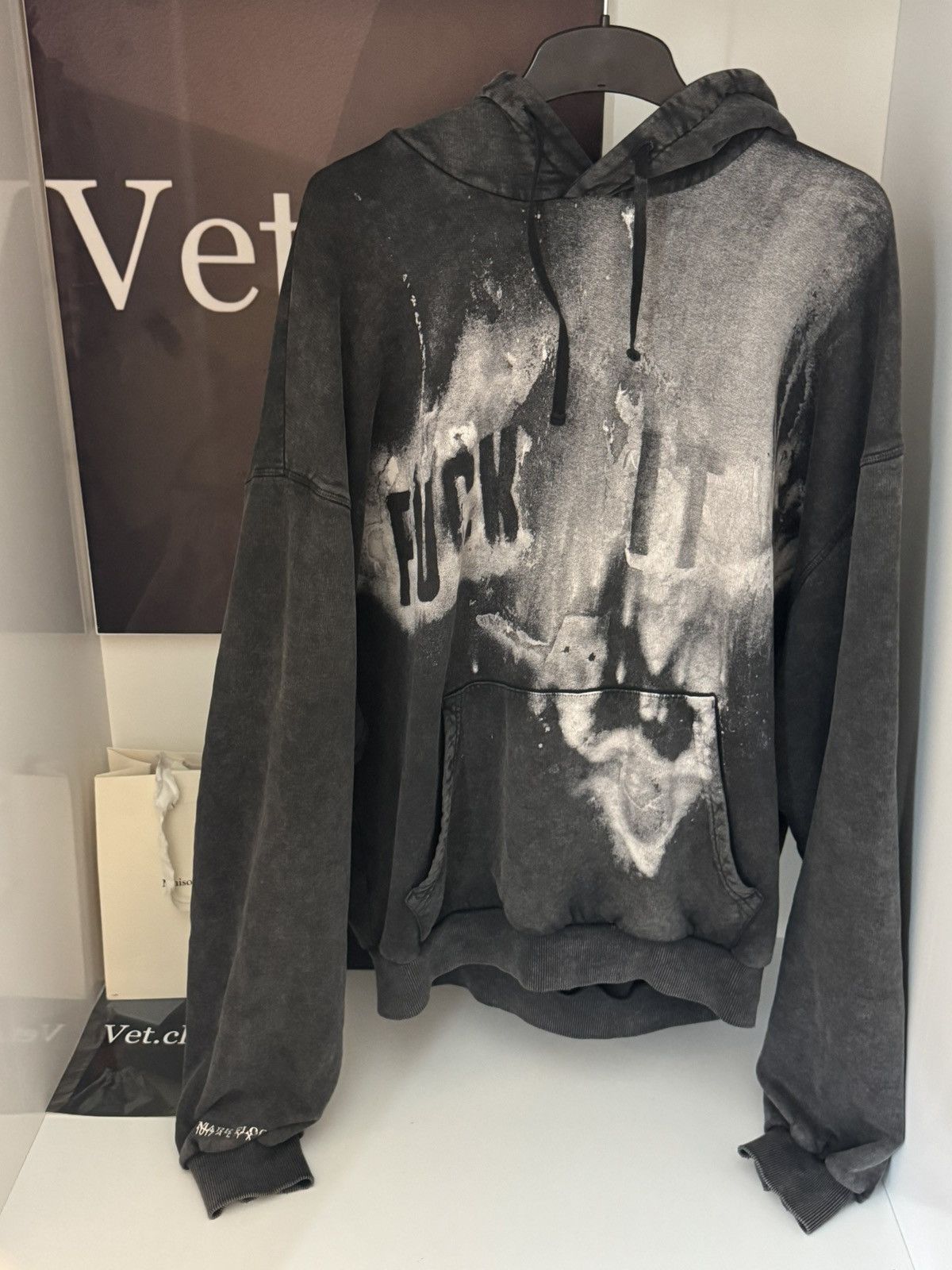 1017 ALYX 9SM ✅Alyx oversized fuck it grey hoodie Size US M / EU 48-50 / 2 - 2 Thumbnail