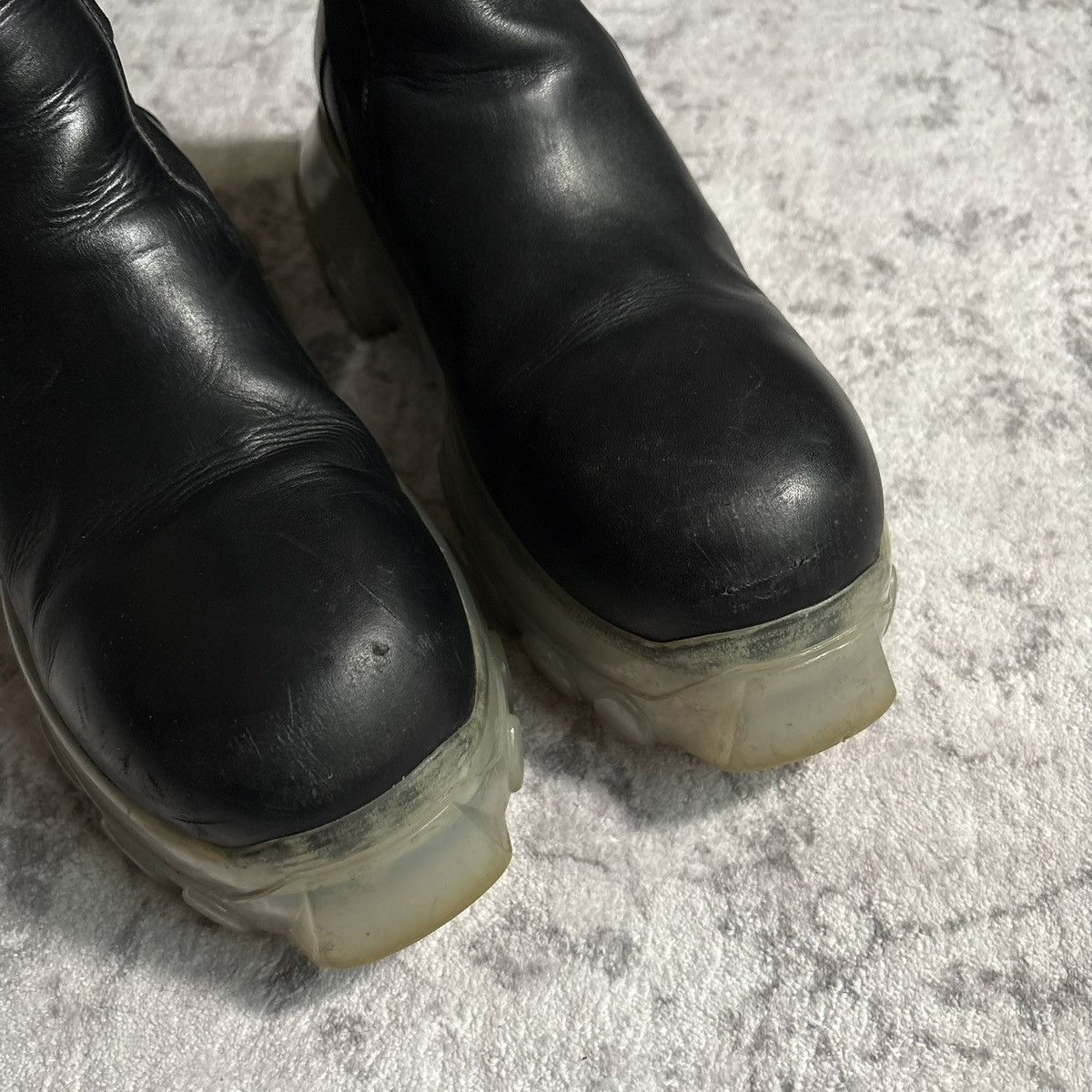 Rick Owens Rick Owens Beatle Bozo Tractor Chelsea Boots Black | Size 40 Size US 7 / EU 40 - 3 Thumbnail