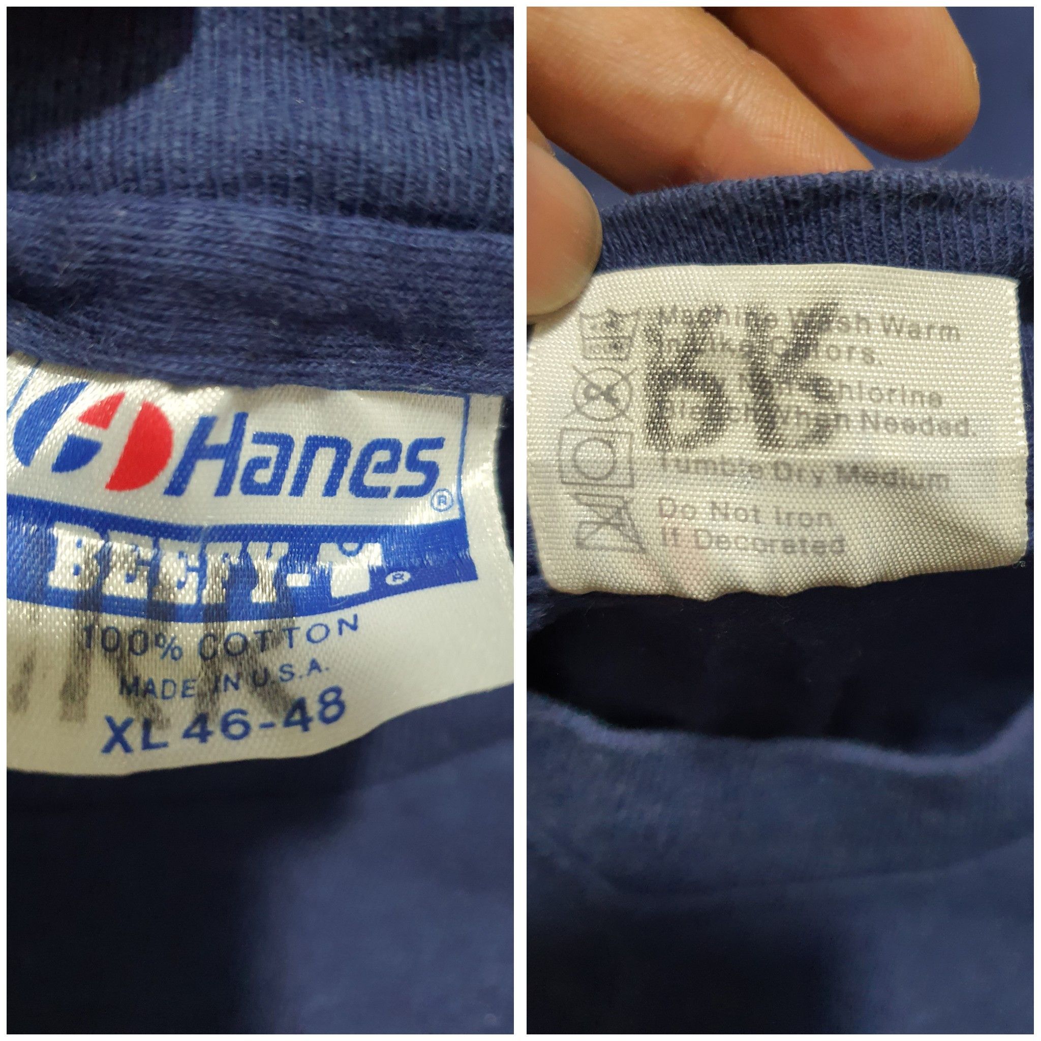 Hanes × Vintage VINTAGE HAWAII SAILER 22/29 USA RARE LONG SLEEVE T-SHIRT Size US XL / EU 56 / 4 - 5 Thumbnail