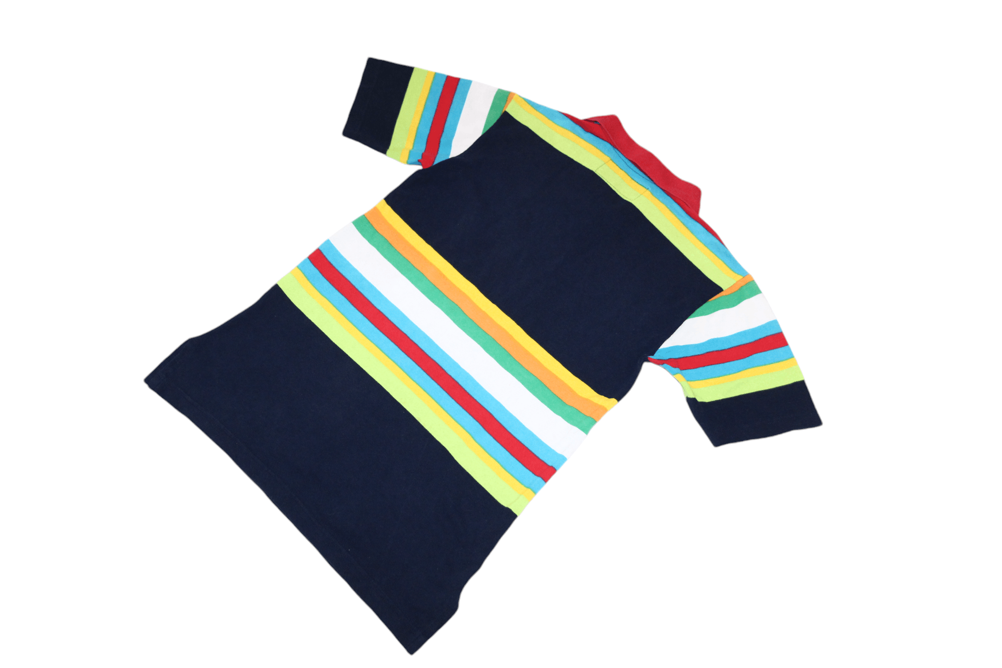 Jean Charles De Castelbajac Castelbajac coloured stripes mercerized cotton polo shirt Size US M / EU 48-50 / 2 - 7 Thumbnail