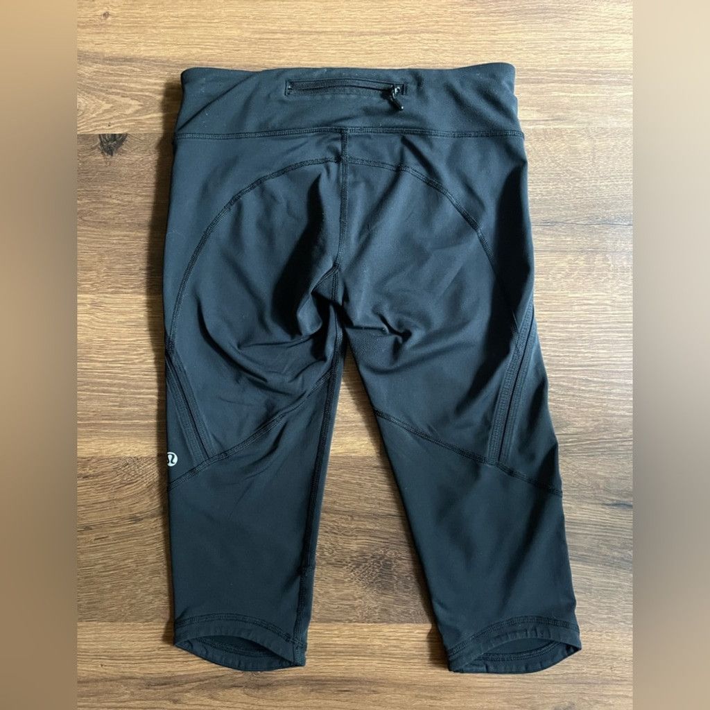 Lululemon 🖤 Lululemon Black Capri Yoga Legging Pants Size 27" / US 4 / IT 40 - 8 Thumbnail
