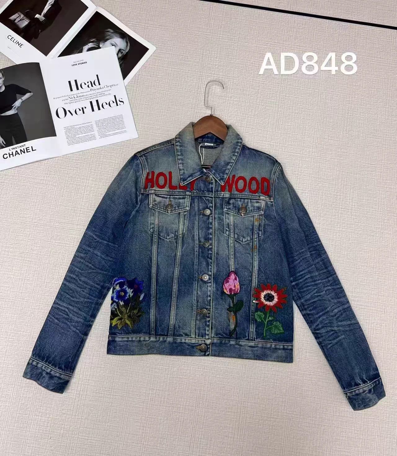 Gucci Gucci Floral Denim Jacket IT42 Size M / US 6-8 / IT 42-44 - 2 Thumbnail